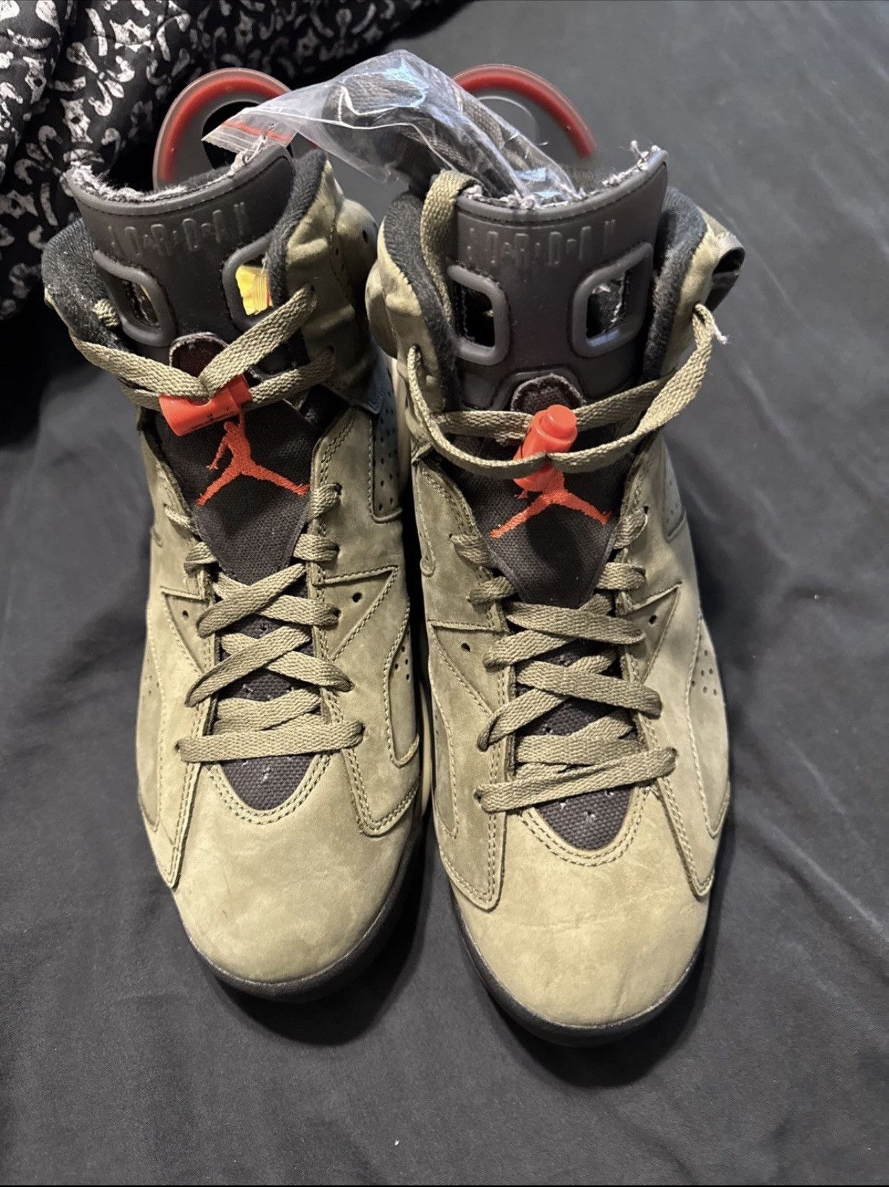 Jordan Brand × Travis Scott Travis Scott Jordan 6 Olive Size US 9.5 / EU 42-43 - 6 Thumbnail