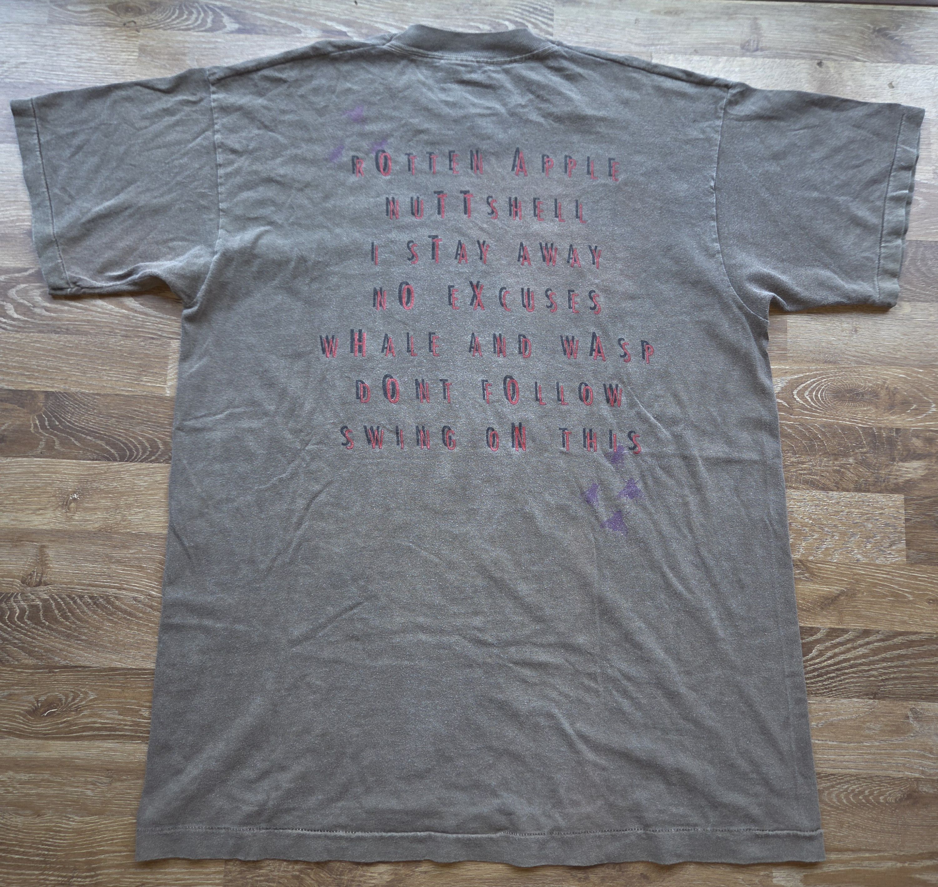 Band Tees Rare! Vintage OG 90s Alice in Chains Band Jar of Flies Shirt Size US XL / EU 56 / 4 - 2 Thumbnail