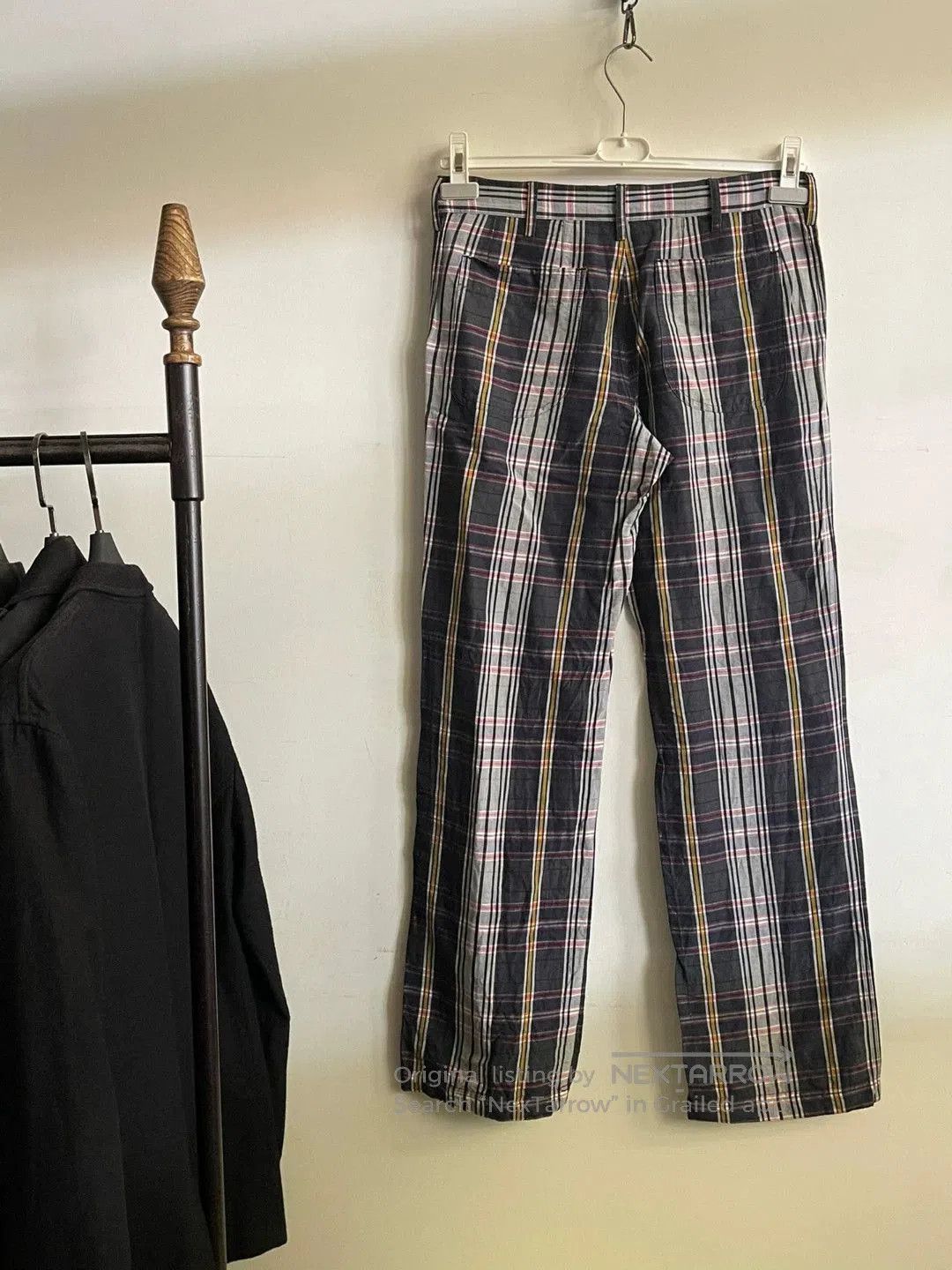 Dries Van Noten Dries Van Noten 2005 SS Runway Check Trousers. Size US 30 / EU 46 - 2 Thumbnail