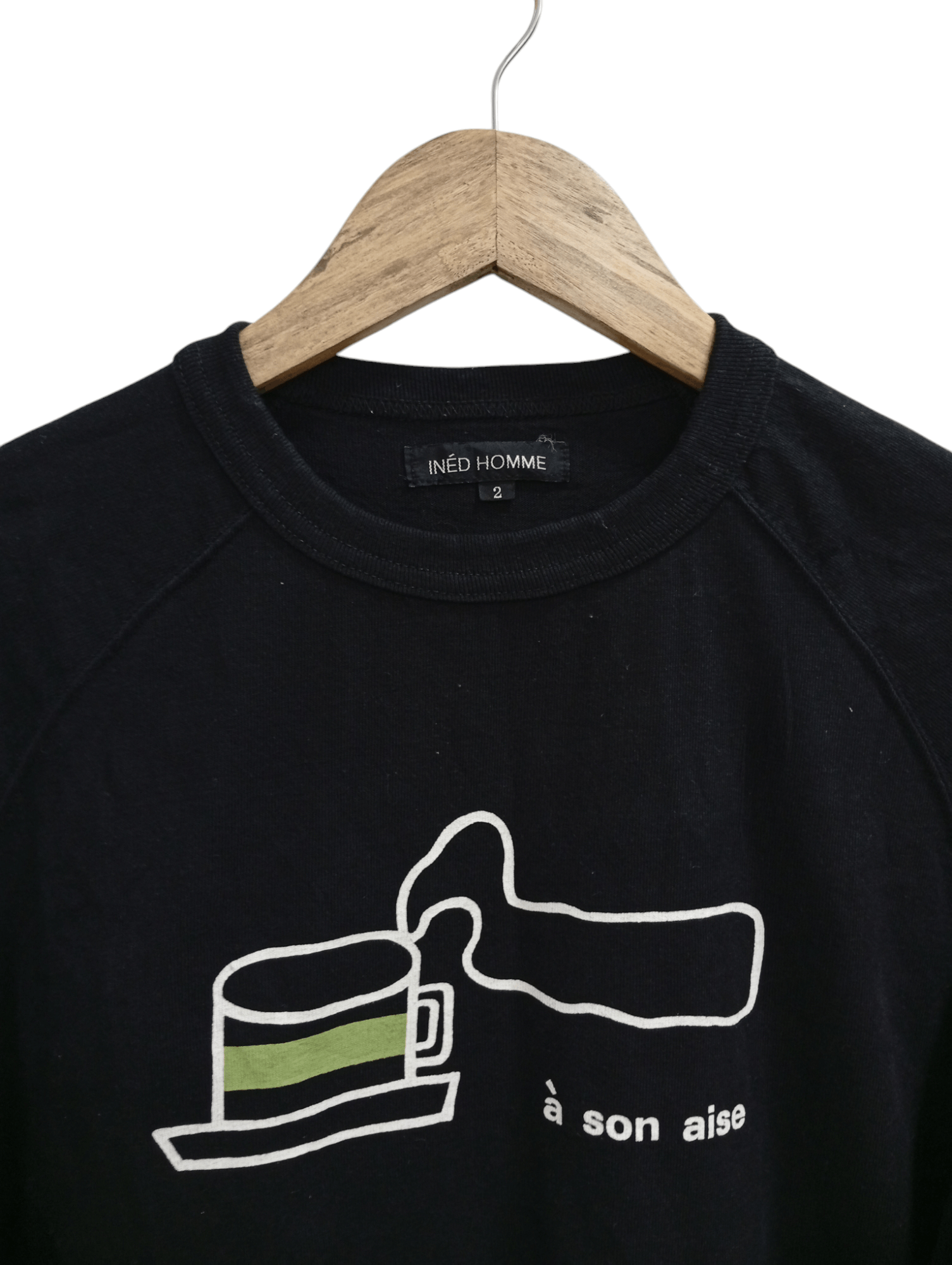 Japanese Brand × Vintage × Yohji Yamamoto 🔥🔥Ined A Son Aise LS T-Shirt Size US M / EU 48-50 / 2 - 18 Thumbnail