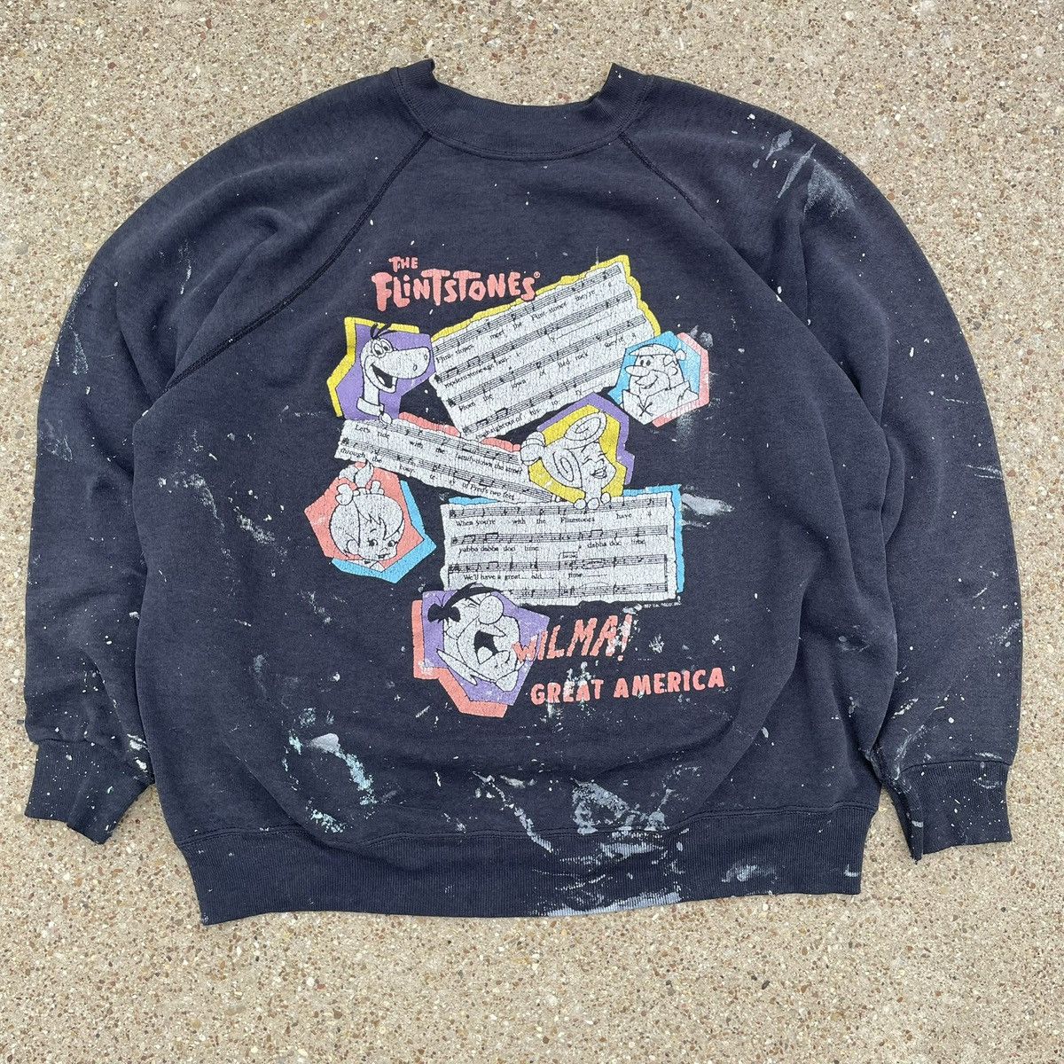 Cartoon Network Vintage 1992 The Flintstones Sweatshirt M Thrashed Size US M / EU 48-50 / 2 - 1 Thumbnail