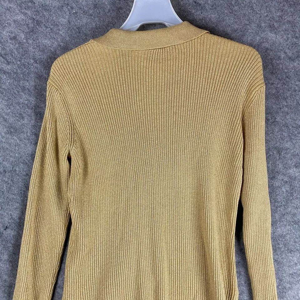Other Emma James Cardigan Small Women's Long Sleeve Glitter Gold S Size S / US 4 / IT 40 - 9 Thumbnail