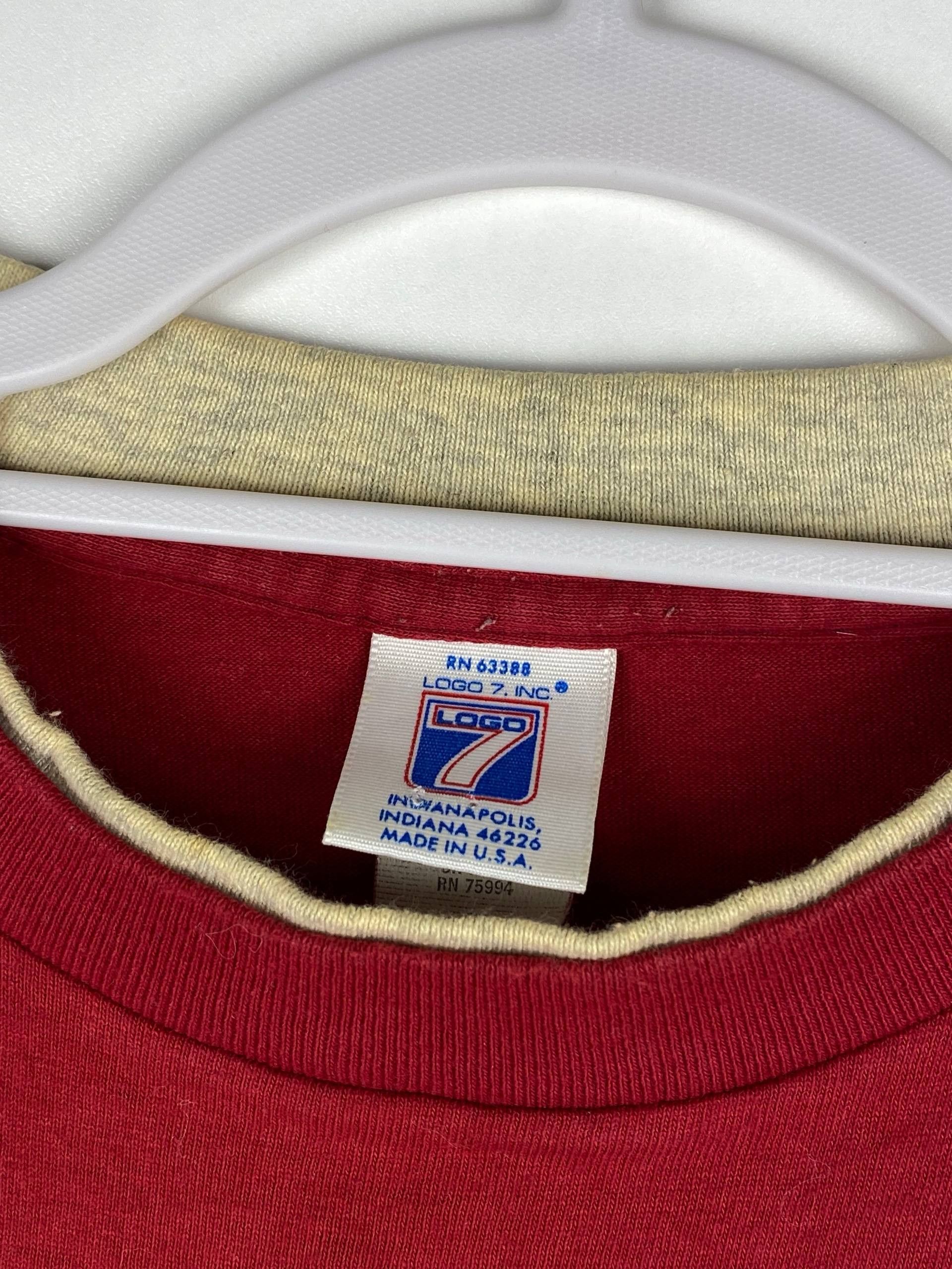 Logo 7 Vintage Washington Redskins 1991 NFL Logo 7 90s Tee Size US XL / EU 56 / 4 - 7 Thumbnail