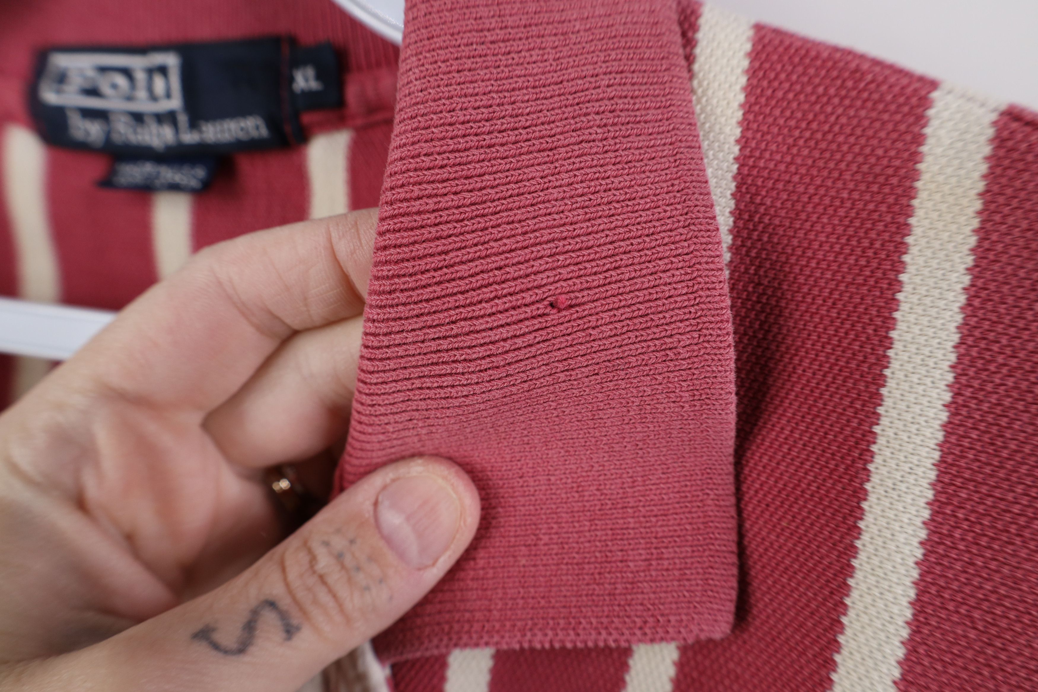 Ralph Lauren Vintage 90s Ralph Lauren Block Golf Polo Shirt Cotton USA Size US XL / EU 56 / 4 - 6 Thumbnail