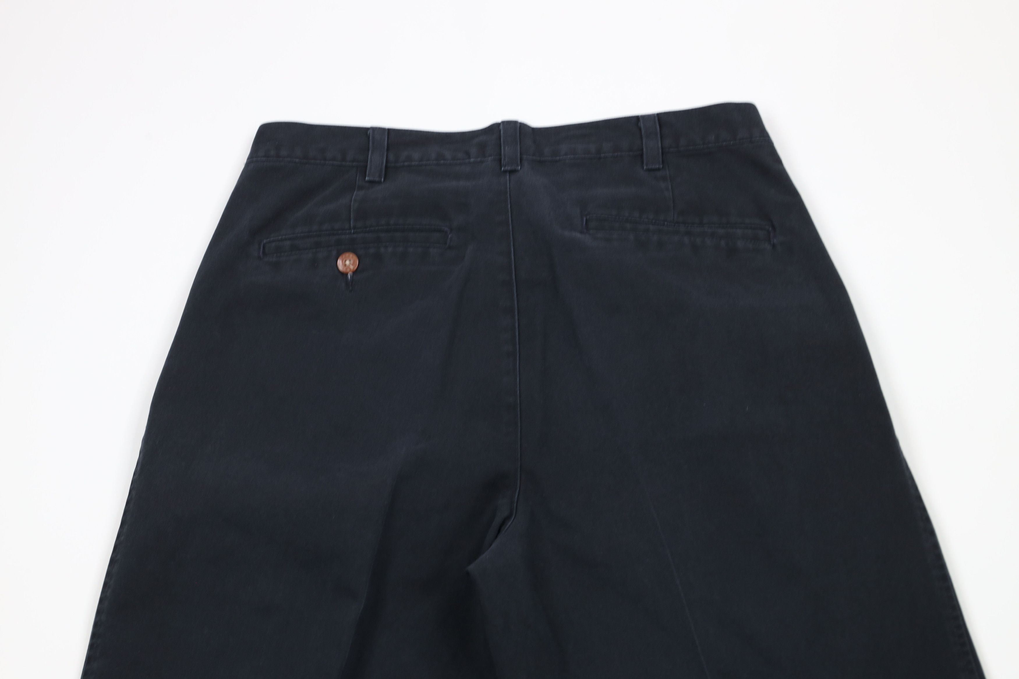 Vintage Vintage 90s Streetwear Straight Leg Chino Pants Black Size US 30 / EU 46 - 8 Thumbnail