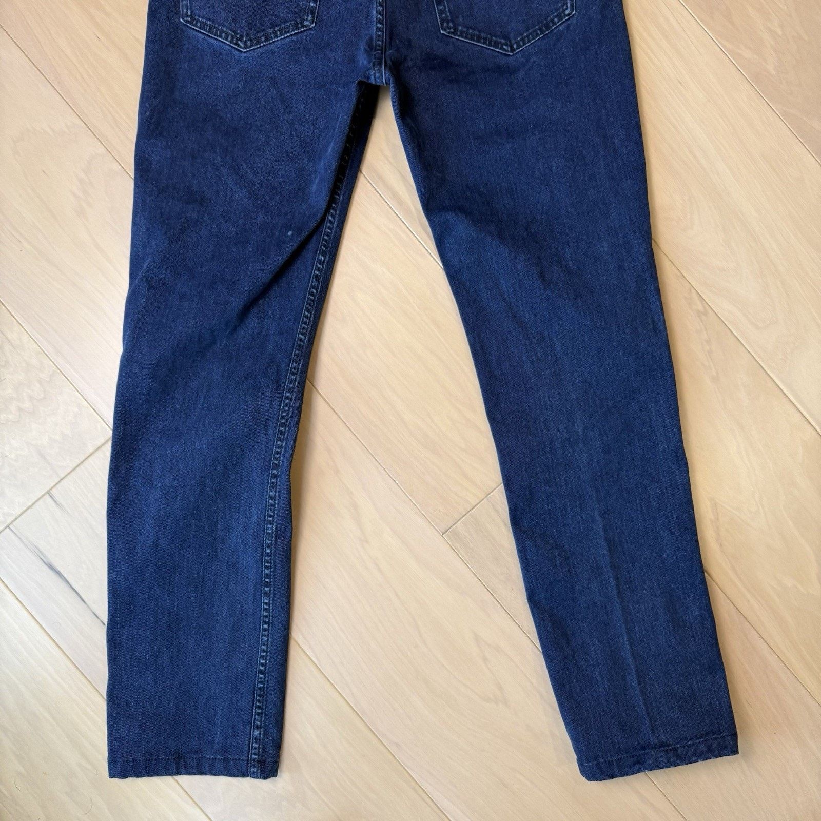 Acne Studios Acne Studios Jeans Blue Dark Wash Slim Straight Minimalist Size US 30 / EU 46 - 10 Thumbnail