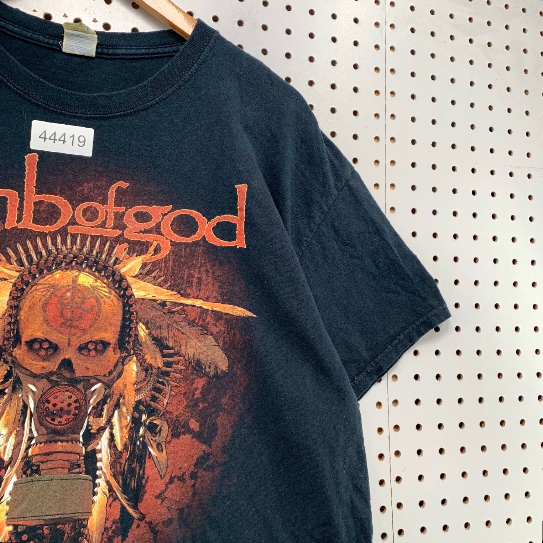 Gildan Lamb Of God T Shirt Mens XL Black Heavy Metal Rock Skull Goth TEE Size US XL / EU 56 / 4 - 5 Thumbnail