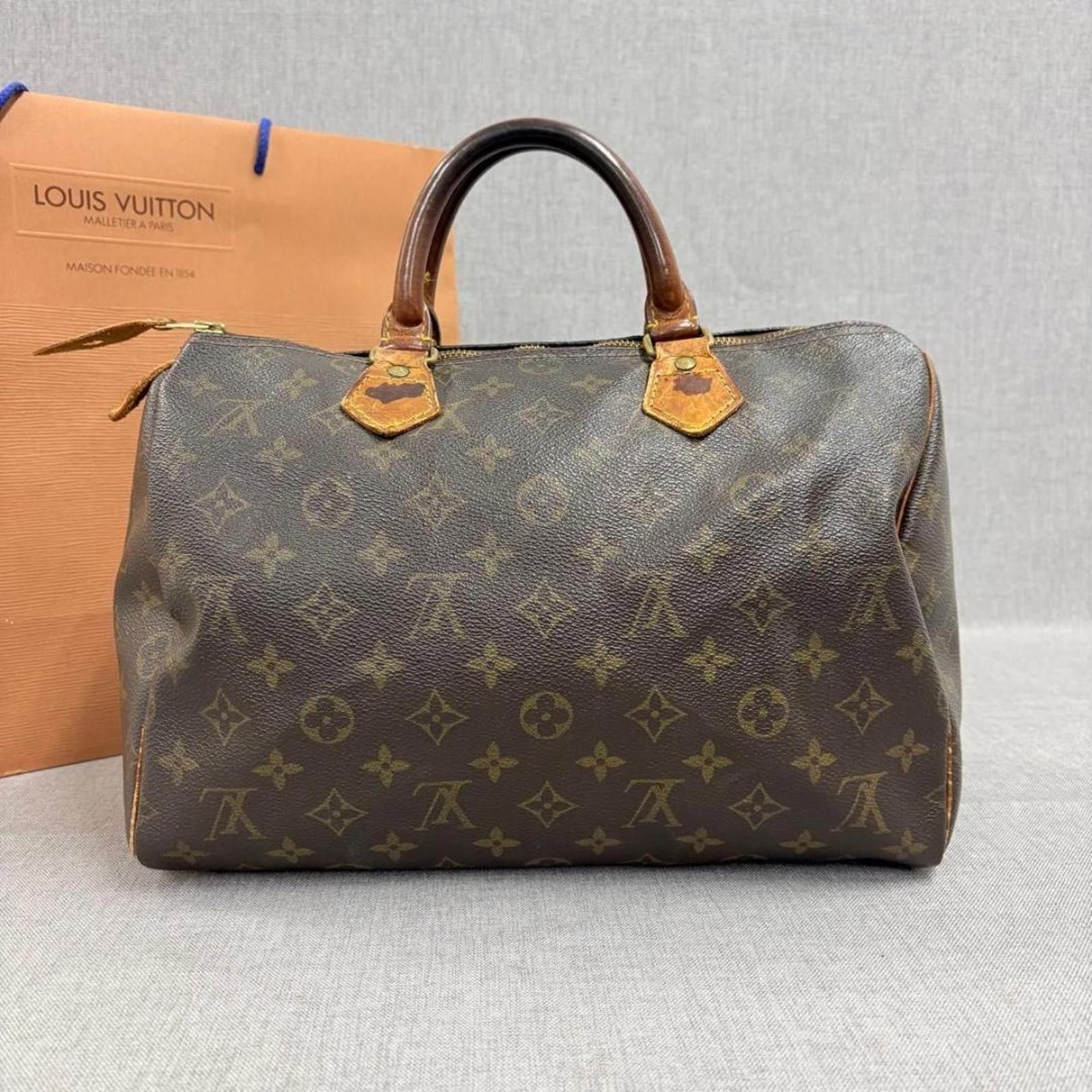 Louis Vuitton Louis Vuitton - Vintage Monogram Speedy 30 Handbag Size ONE SIZE - 8 Thumbnail