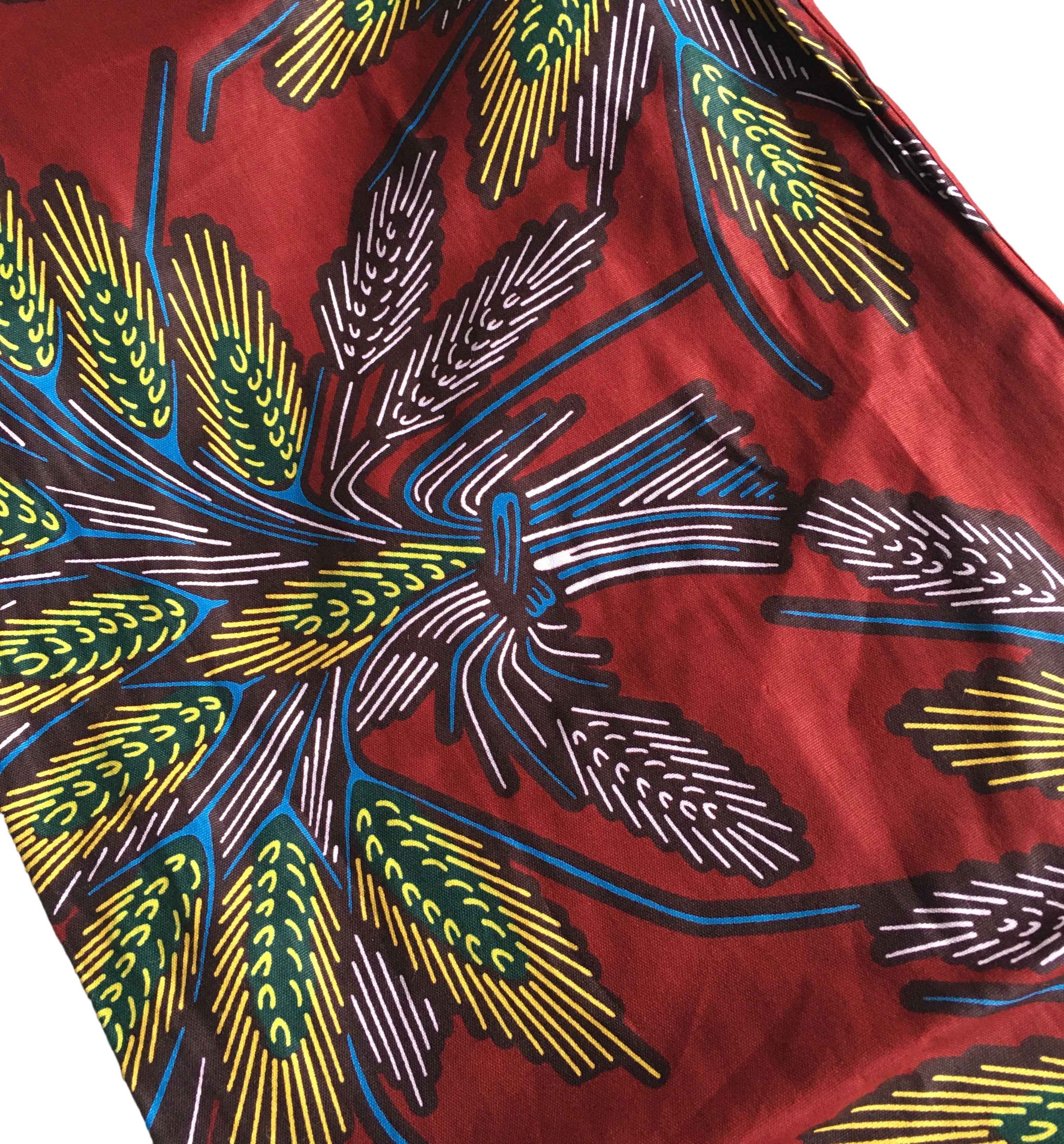 Other Vintage Pants African Print Women Fitted Pant Size 36" / US 14 / IT 50 - 6 Thumbnail