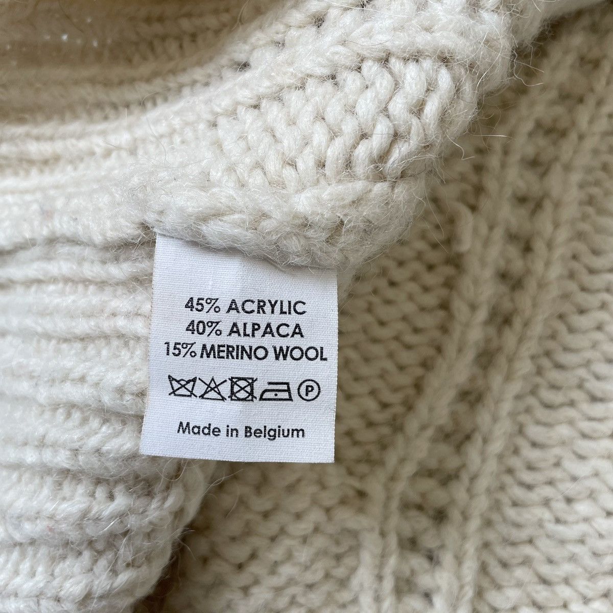 Dries Van Noten Colourblock Alpaca ‘Aran’ Knit Sweater Size US M / EU 48-50 / 2 - 10 Thumbnail