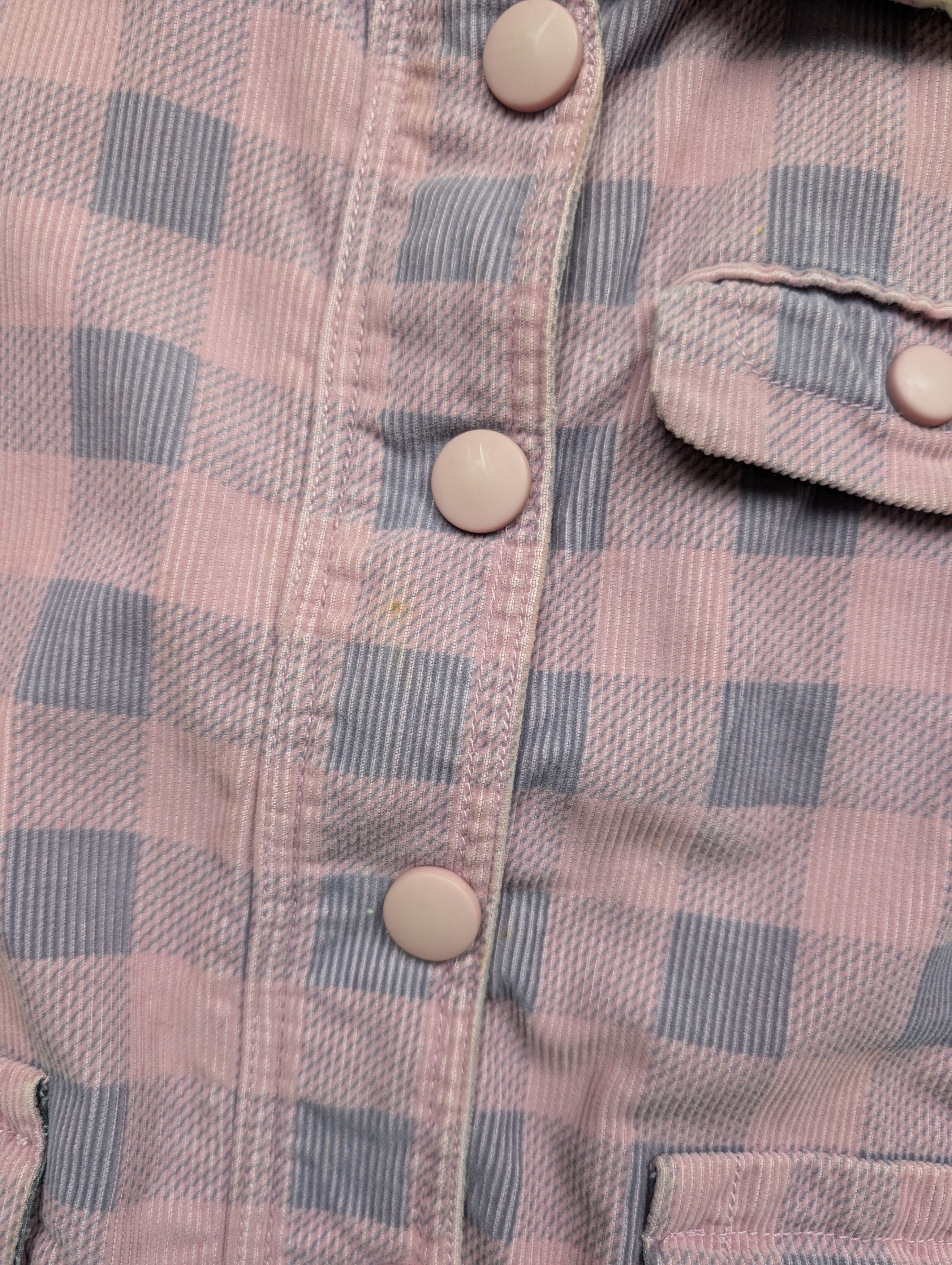 Marc Jacobs Marc Jacobs Pink Checkered Denim Jacket Size XS / US 0-2 / IT 36-38 - 3 Thumbnail