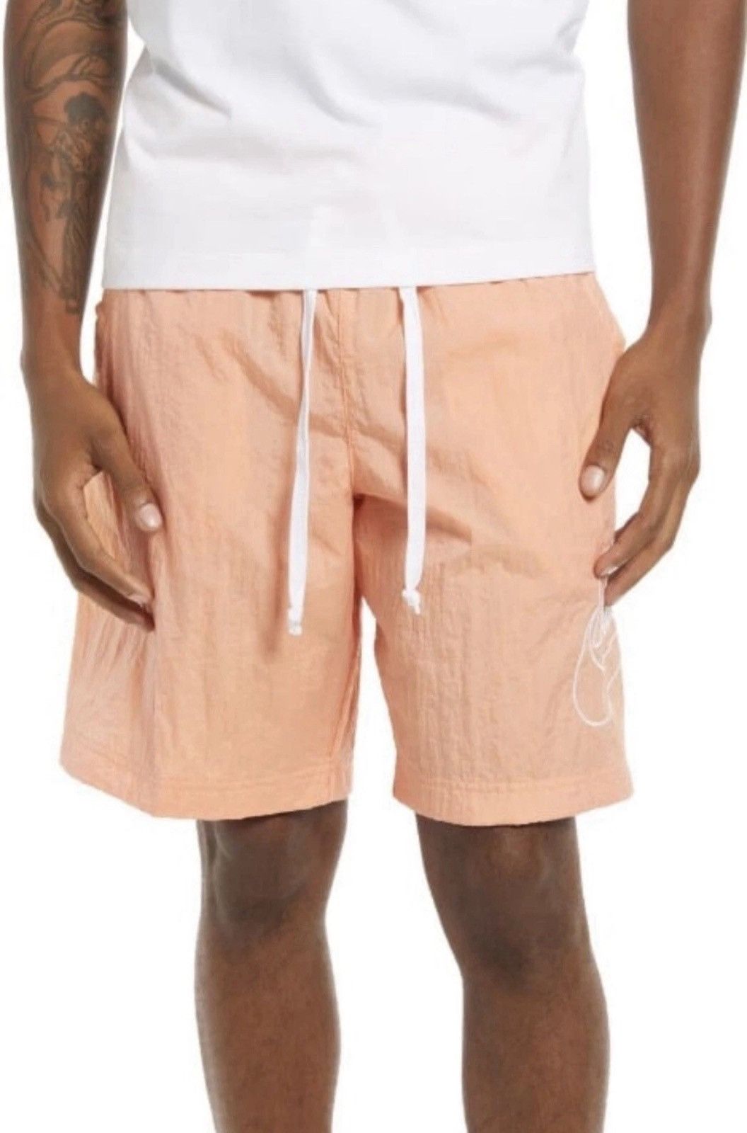 Nike Nike Alumni Woven Flow Nylon Water Short Peach Apricot Agate Size US 30 / EU 46 - 8 Thumbnail