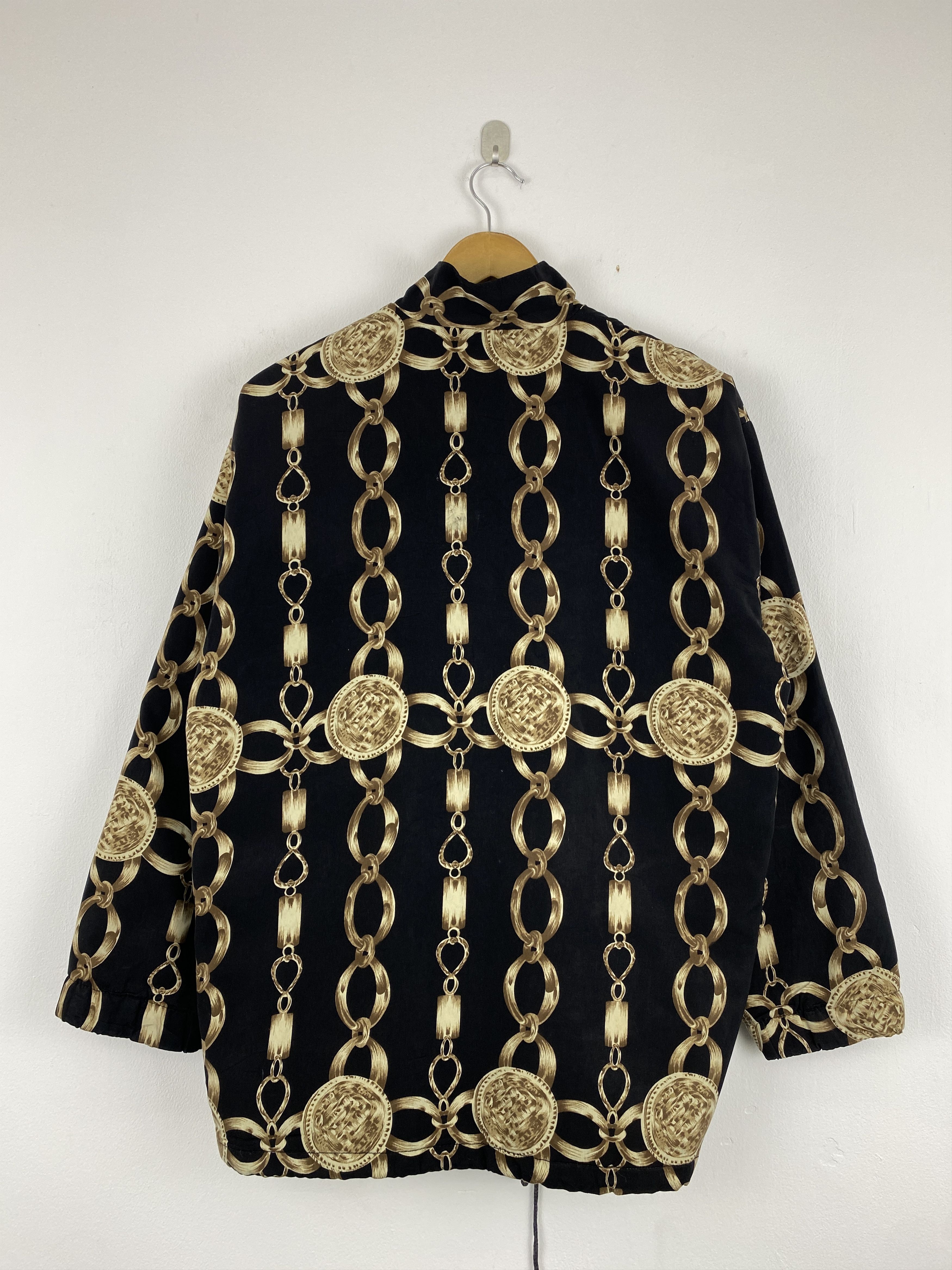 Japanese Brand Vintage Japanese Brand Gold Chain Zipper Up Jacket Size US XL / EU 56 / 4 - 3 Thumbnail
