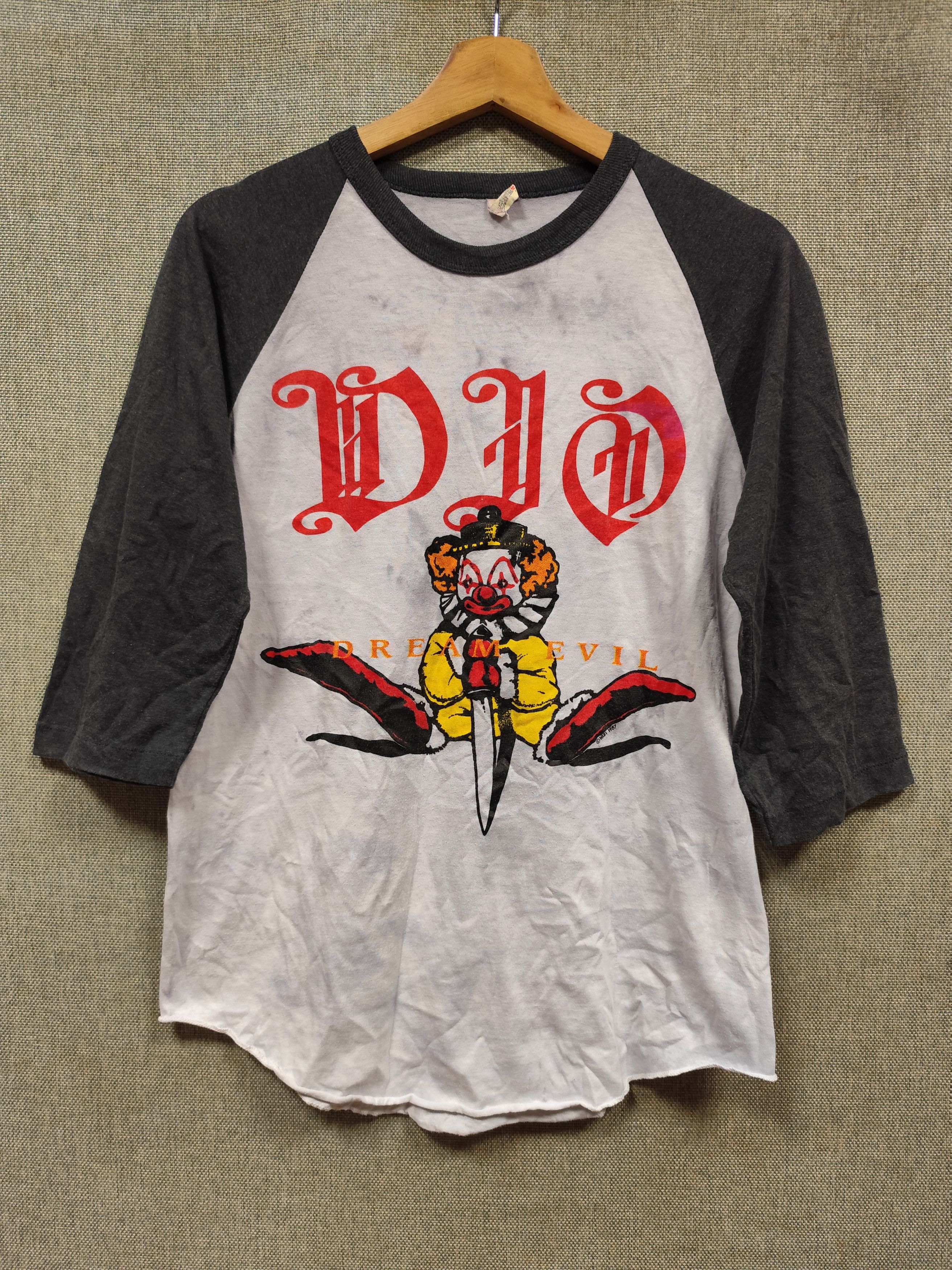 Band Tees Vintage raglan 1987 band dio dream evil Size US S / EU 44-46 / 1 - 1 Thumbnail