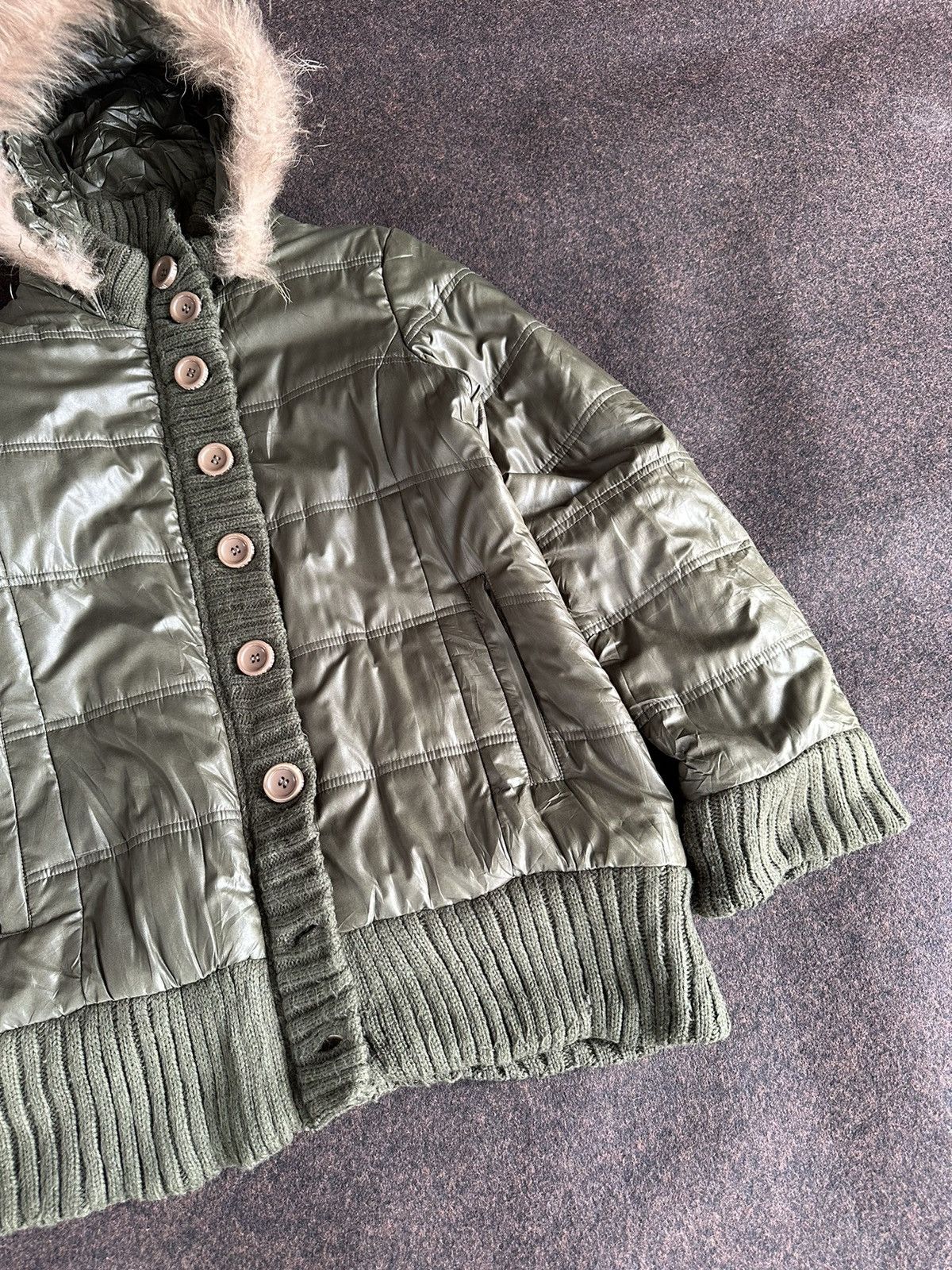 14th Addiction × Beauty Beast × If Six Was Nine Navy Natural Like IFSW9 Fur Jacket Z79 Size US L / EU 52-54 / 3 - 3 Thumbnail