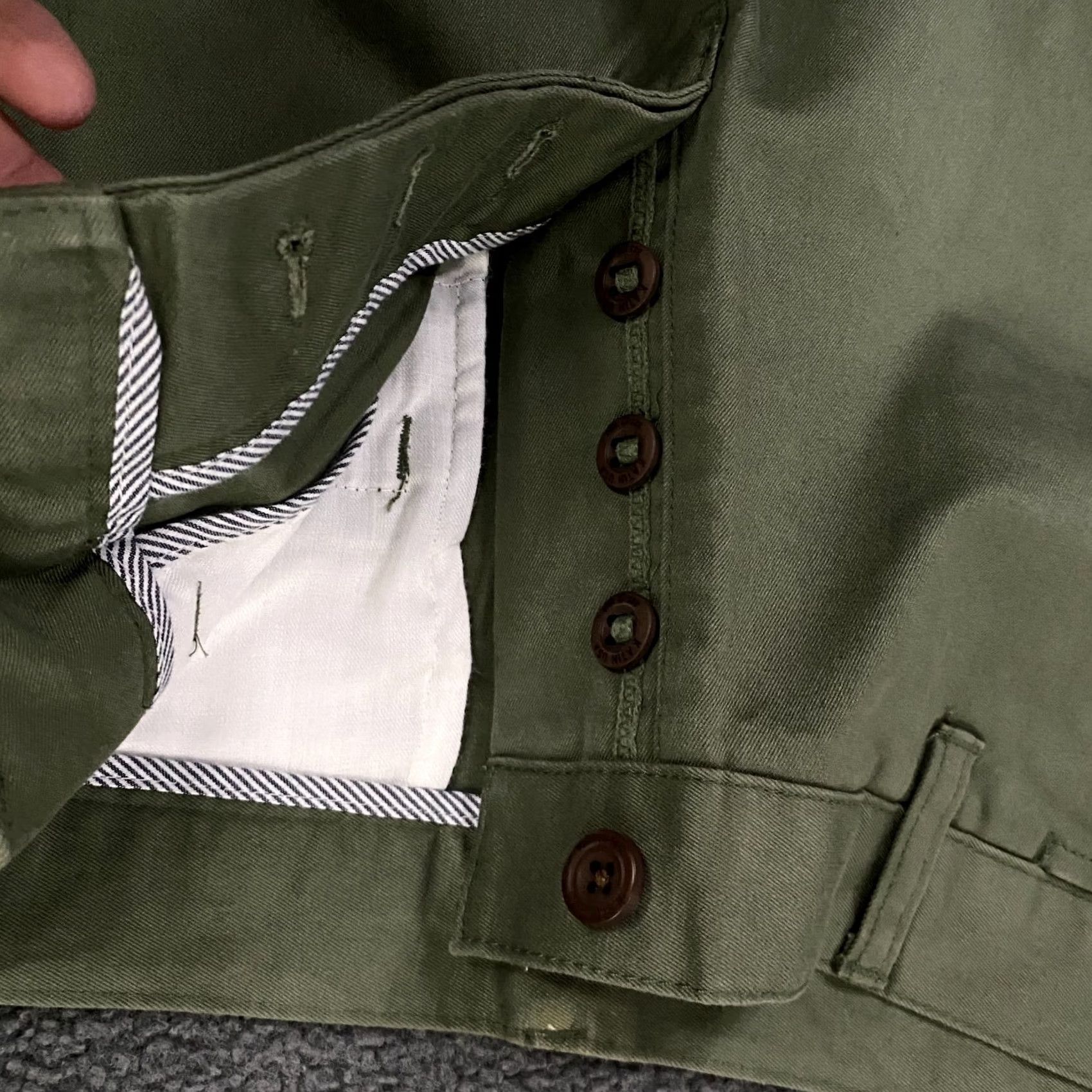 Katin Kraft Pant Chino Stretch Twill Skate Surf Olive Green Size 36x32 New Mens, Men's — image 4 of 6