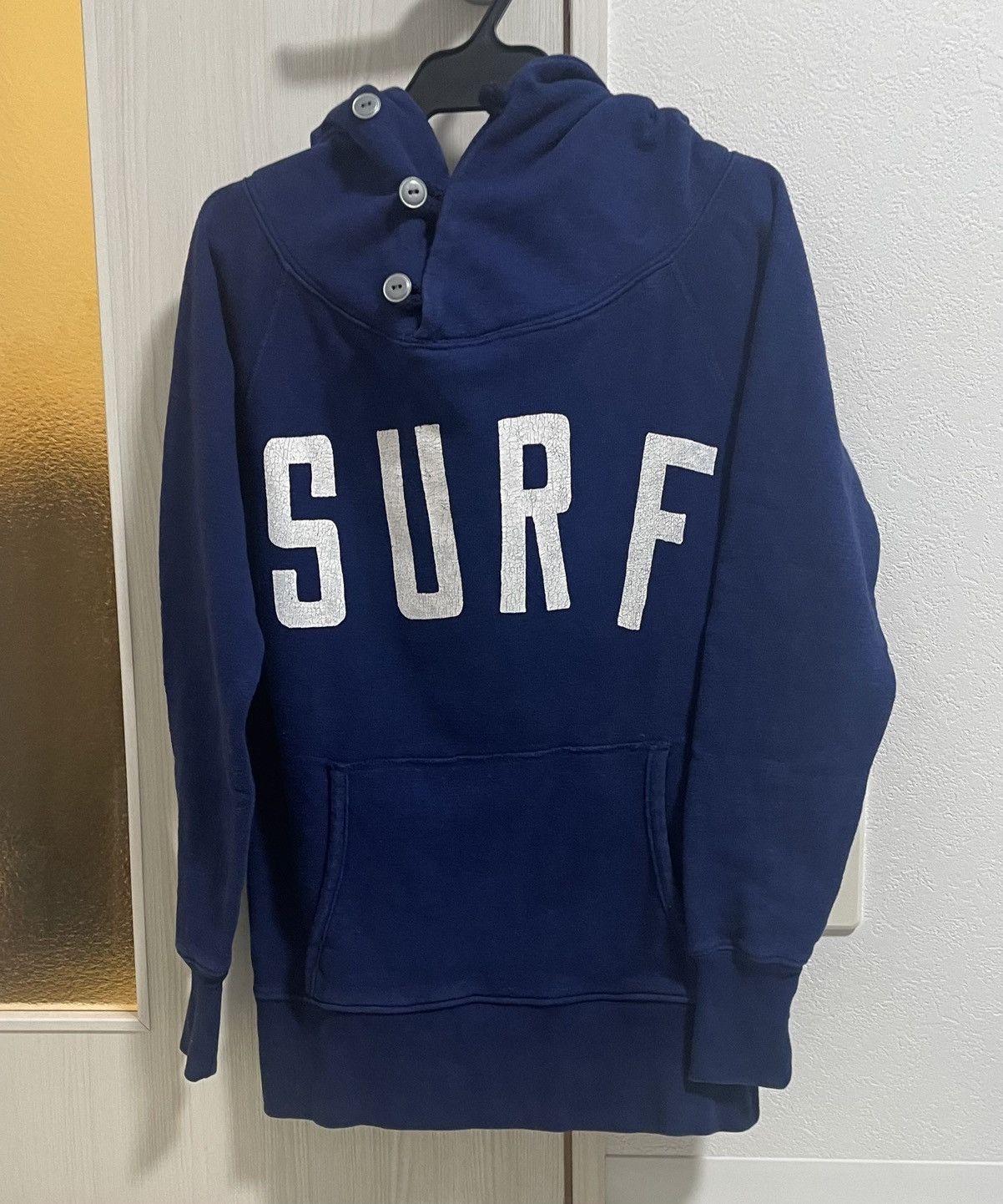 image of Kapital Surf Hoodie in Navy, Men's (Size Small)