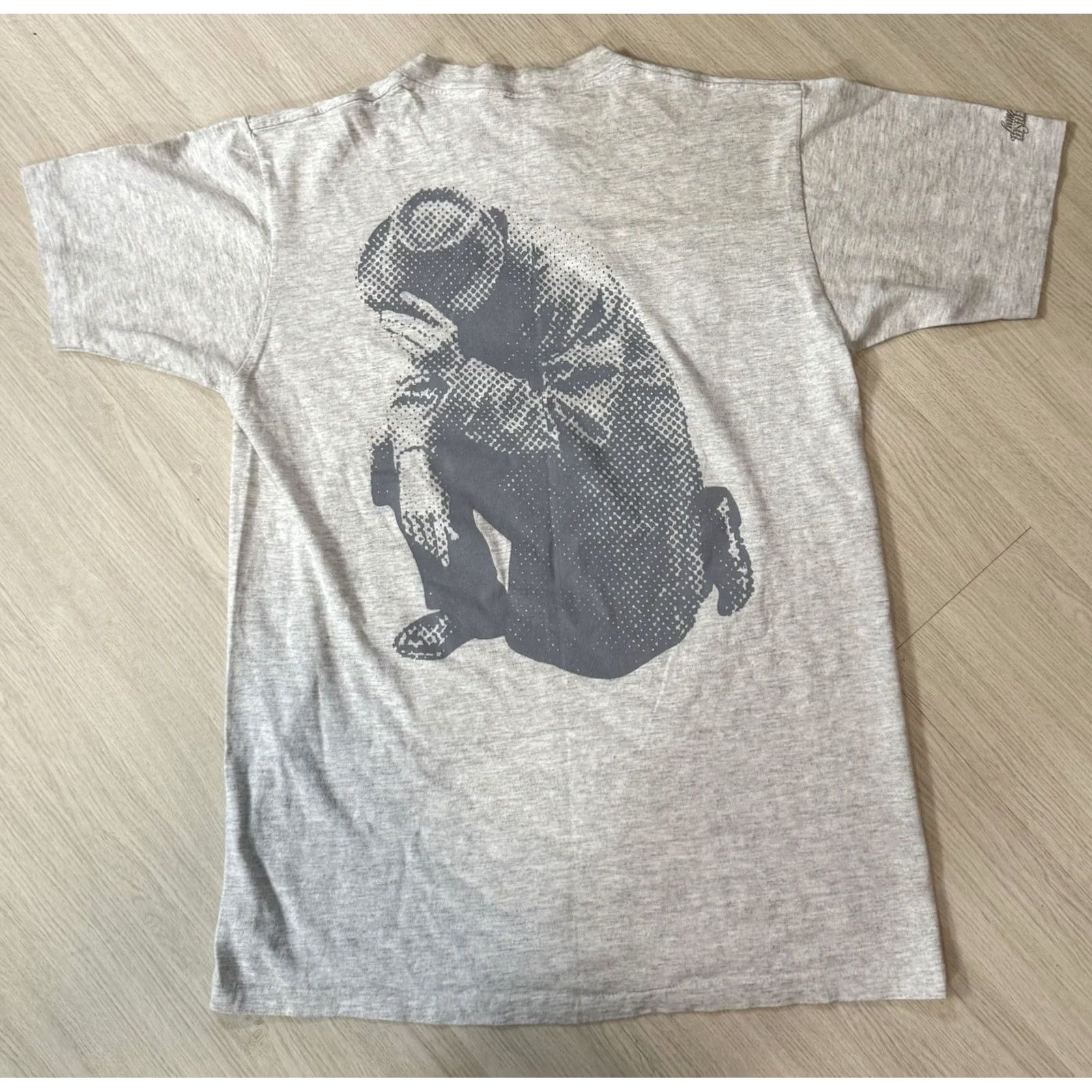 Vintage VINTAGE Living Epistles Shirt Large L Jesus 90s Gray Every Knee Shall Bow Mens T-Shirt Size US L / EU 52-54 / 3 - 2 Thumbnail