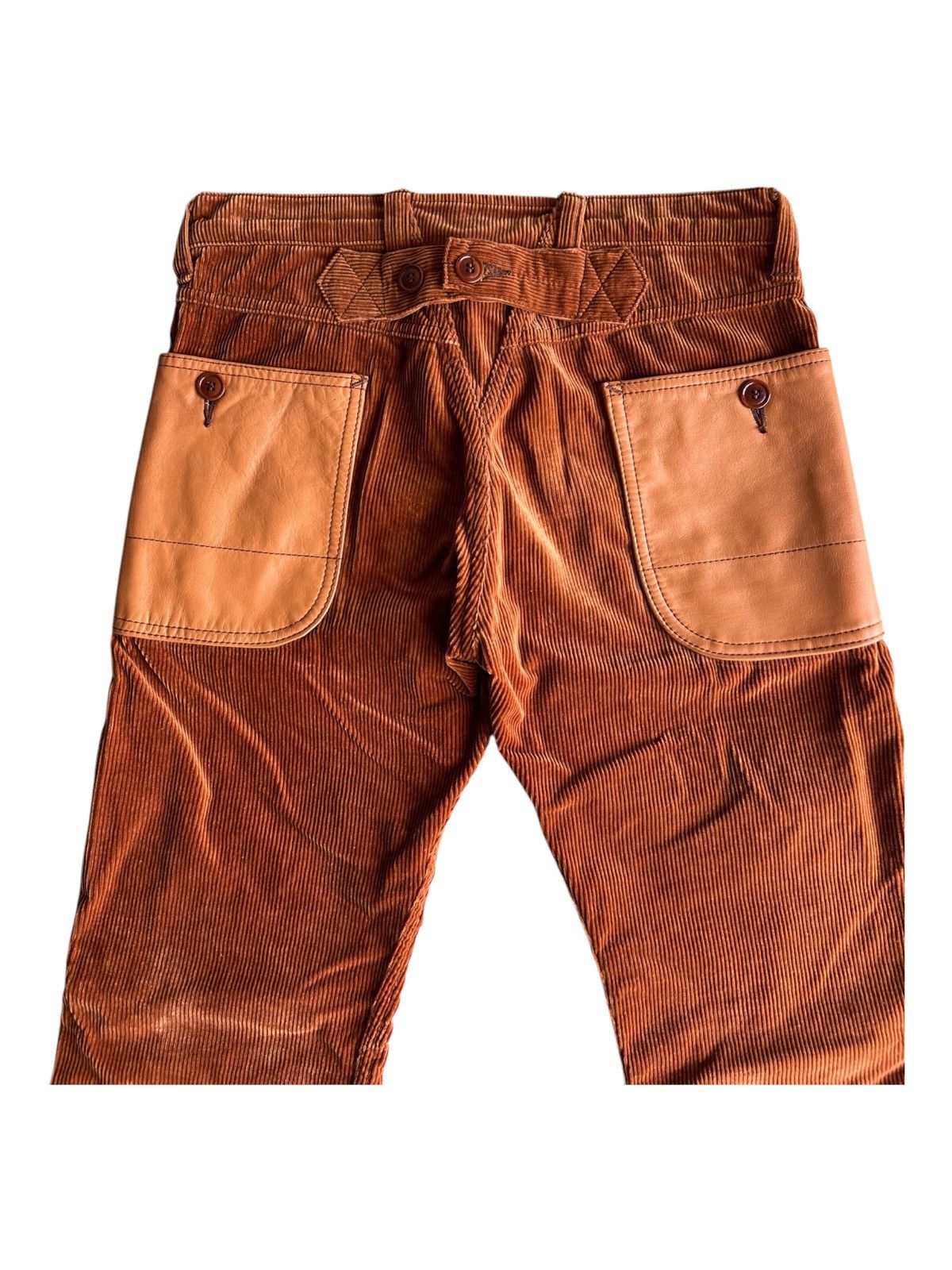 Carhartt × Junya Watanabe FW08 JW Hybrid Leather Pockets Corduroy Wide Baggy Pants Size US 31 - 6 Thumbnail