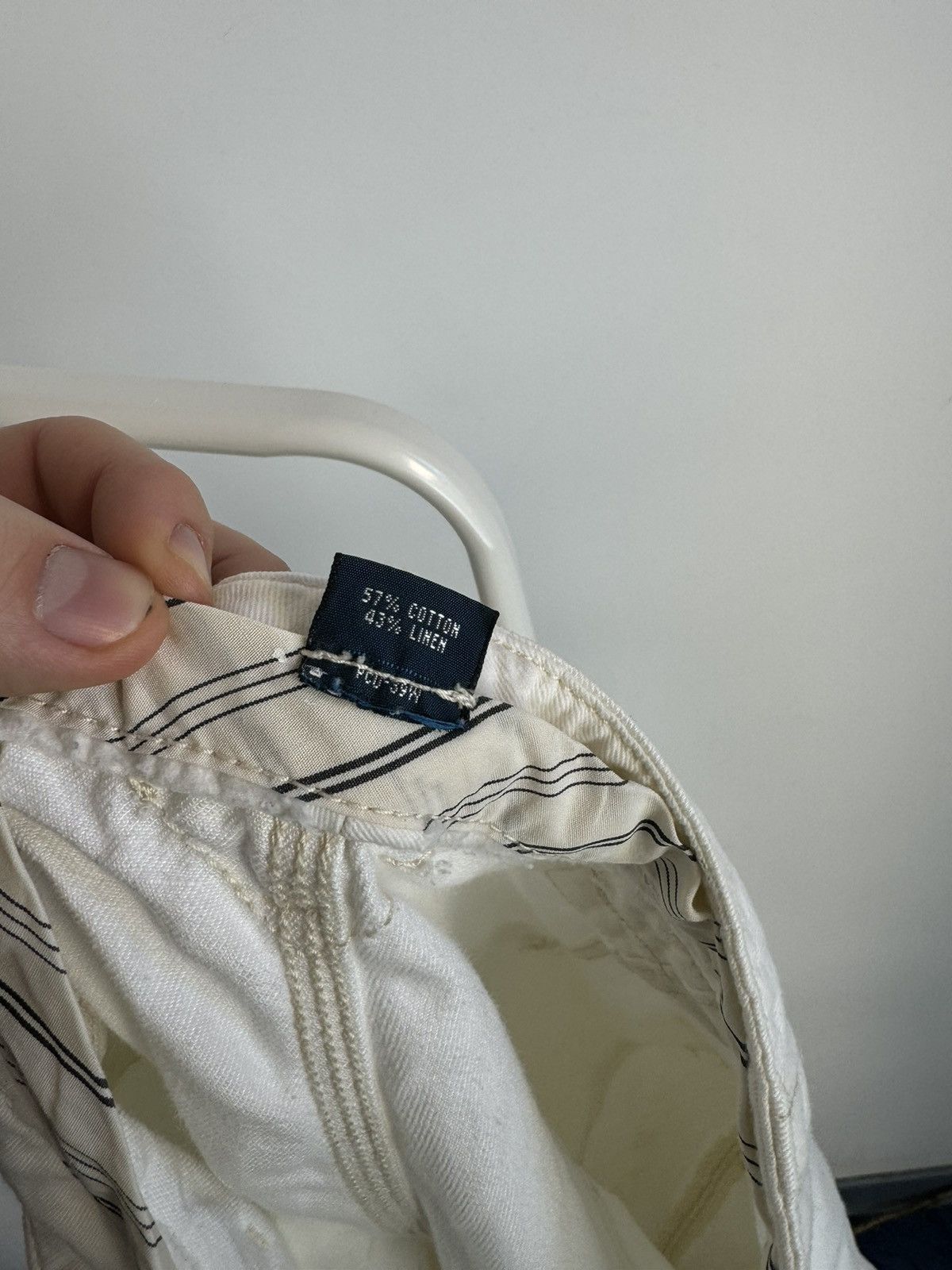 Vintage Vintage Polo Ralph Lauren Painted Distressed Military Shorts Size US 35 - 6 Thumbnail