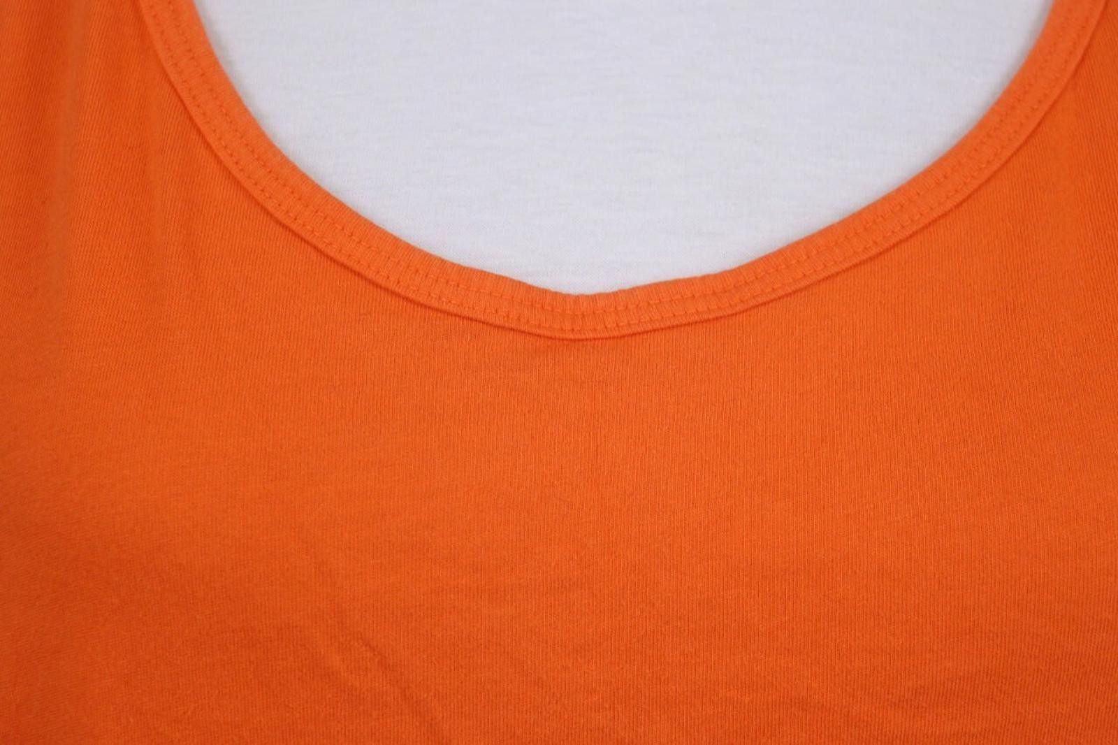 Designer Johnny Was Orange Cotton Embroidered Shift Dress Size M / US 6-8 / IT 42-44 - 7 Thumbnail