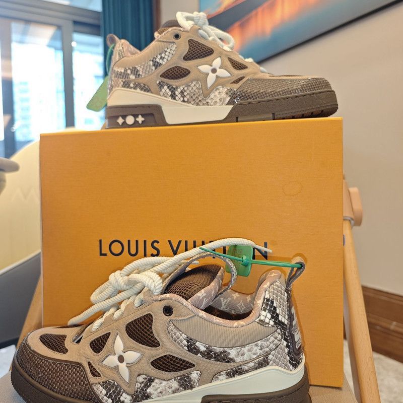 Louis Vuitton Louis Vuitton Skate Low Brown Fashion Sneakers -2508 Size US 10.5 / EU 43-44 - 8 Thumbnail