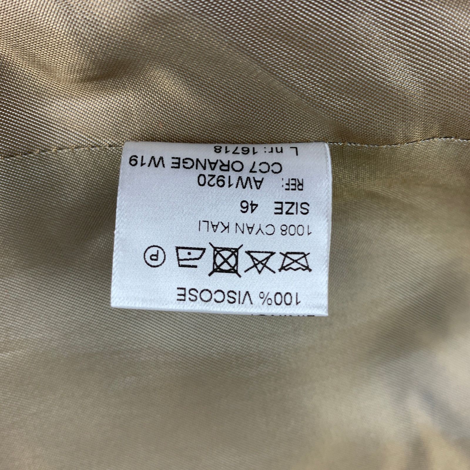 Walter Van Beirendonck FW 19 Size 36 Orange Wool Double Breasted Jacket Size US S / EU 44-46 / 1 - 5 Thumbnail