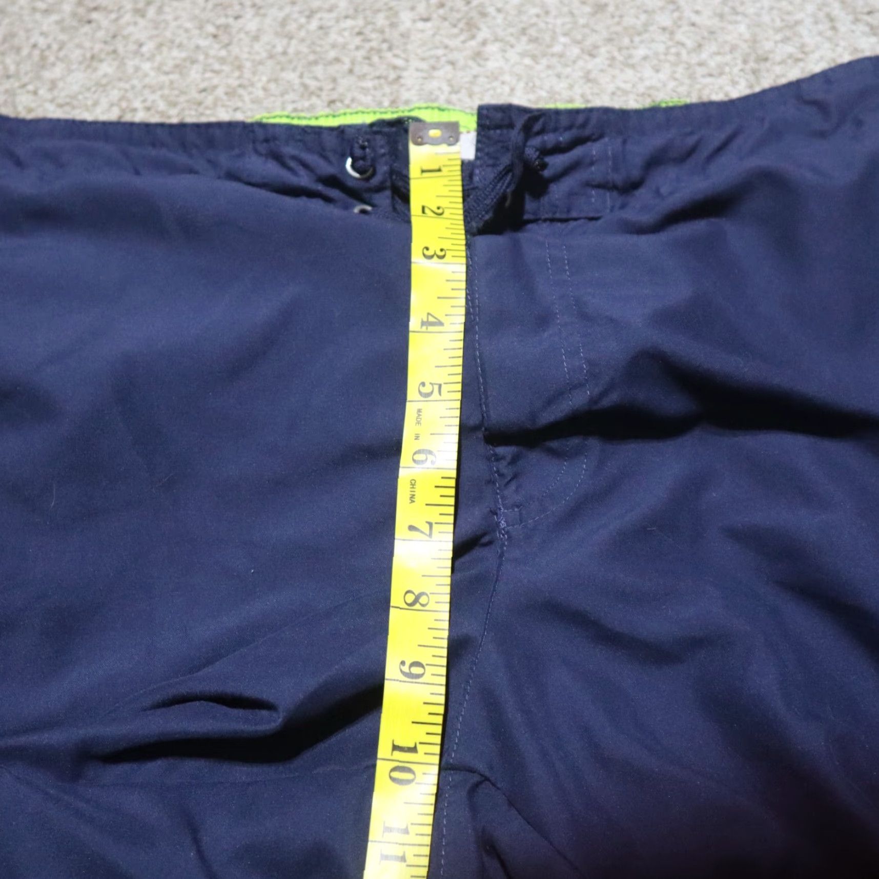 Camel RED CAMEL Solid Blue Swim Trunks Shorts Cargo Pants Men's L Large Size US 33 - 6 Thumbnail