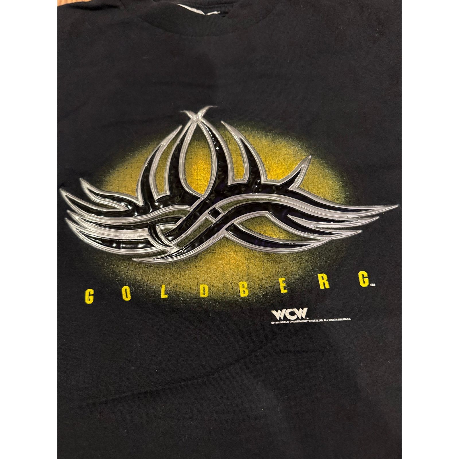 WWE 1998 Goldberg Puff Print Tattoo WCW NWO Size US M / EU 48-50 / 2 - 6 Thumbnail