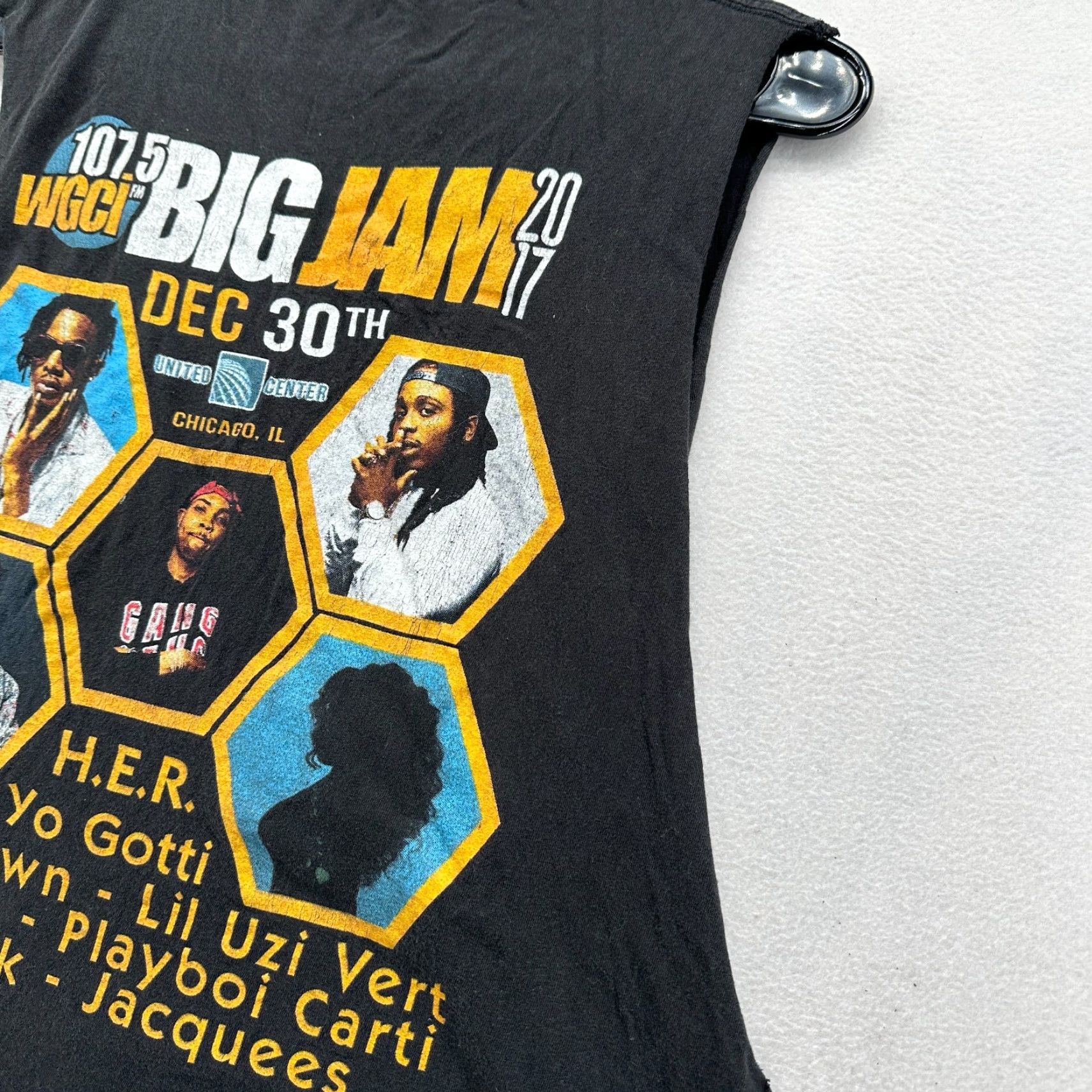 Vintage Chris Brown Tank Top Black Men's Medium Lil Uzi Vert Yo Gotti Rick Ross Size US M / EU 48-50 / 2 - 7 Thumbnail