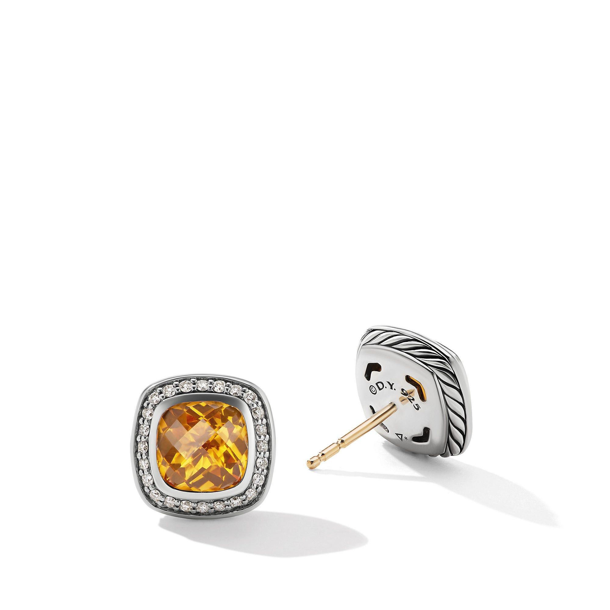 David Yurman o1w1db10525 E12310DEarrings in Silver with Diamond Size ONE SIZE - 2 Thumbnail