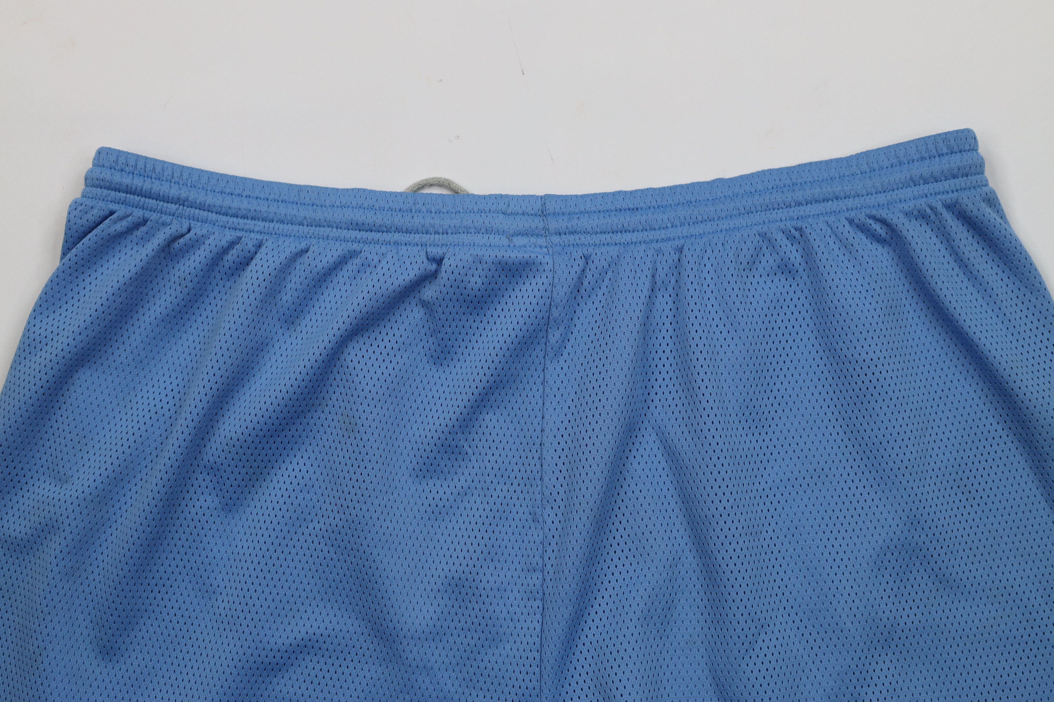 Nike Vintage 90s Nike Mini Swoosh Above Knee Shorts Carolina Blue Size US 38 / EU 54 - 9 Thumbnail