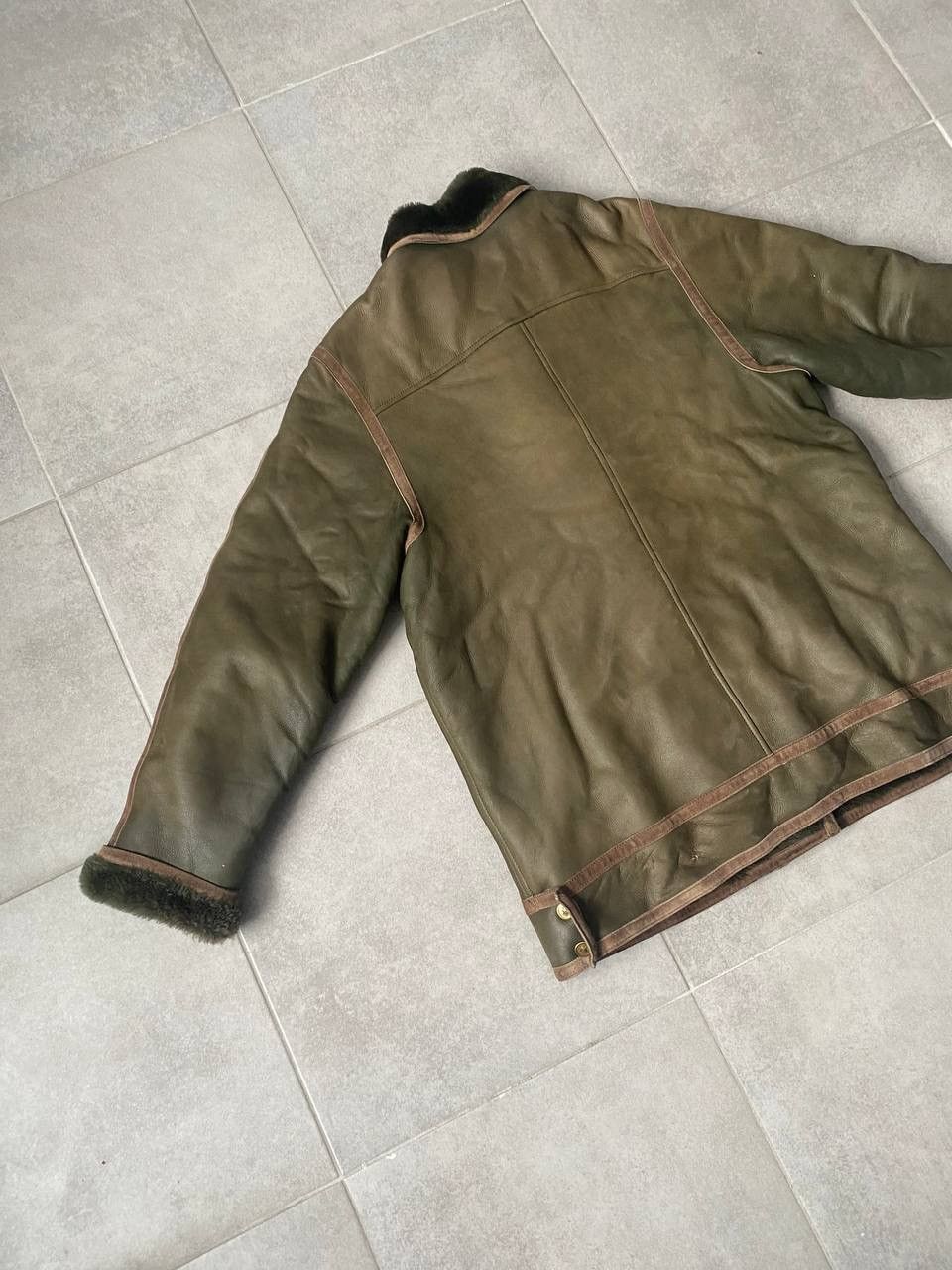Celine Celine Vintage Shearling Jacket Made in France 80s Rare sz L Size US L / EU 52-54 / 3 - 13 Thumbnail