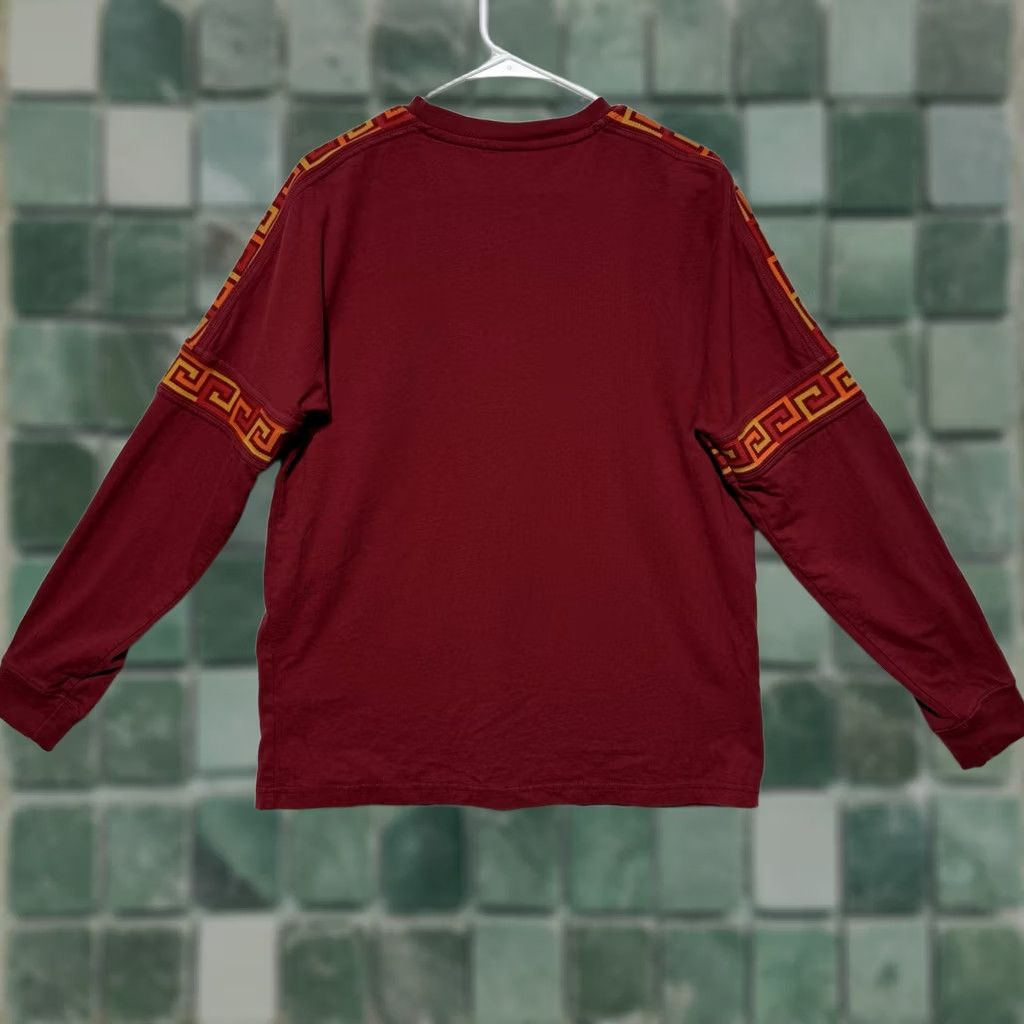 Urban Outfitters VINTAGE? Urban Outfitters Shirt Men M Long Sleeve Burgundy Cotton Tee Urban Outfitters Design Ribbed Drop Shoulder Red Tee Mens M Size US M / EU 48-50 / 2 - 1 Thumbnail
