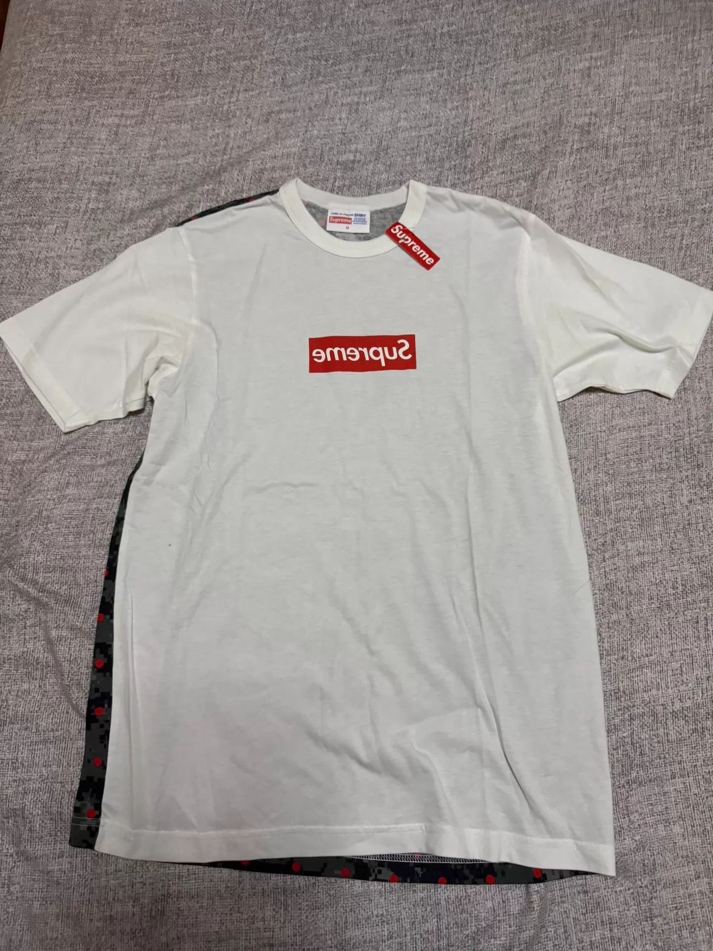 Supreme Supreme CDG Dot Box Logo SS Tee M NWT Size US M / EU 48-50 / 2 - 1 Thumbnail