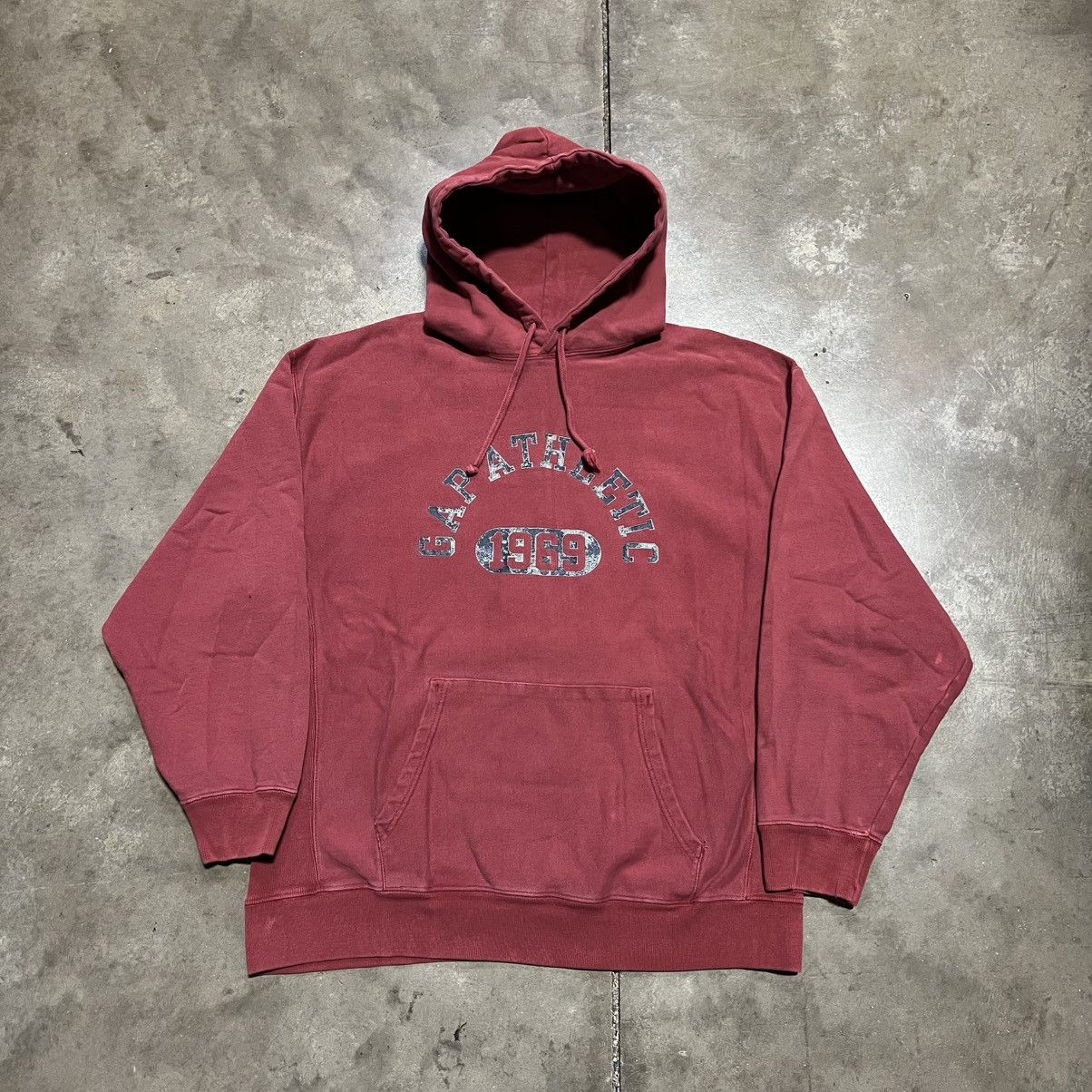 Gap Vintage Gap Athletic Hoodie Sweatshirt Reverse Weave Y2K Size US L / EU 52-54 / 3 - 1 Thumbnail