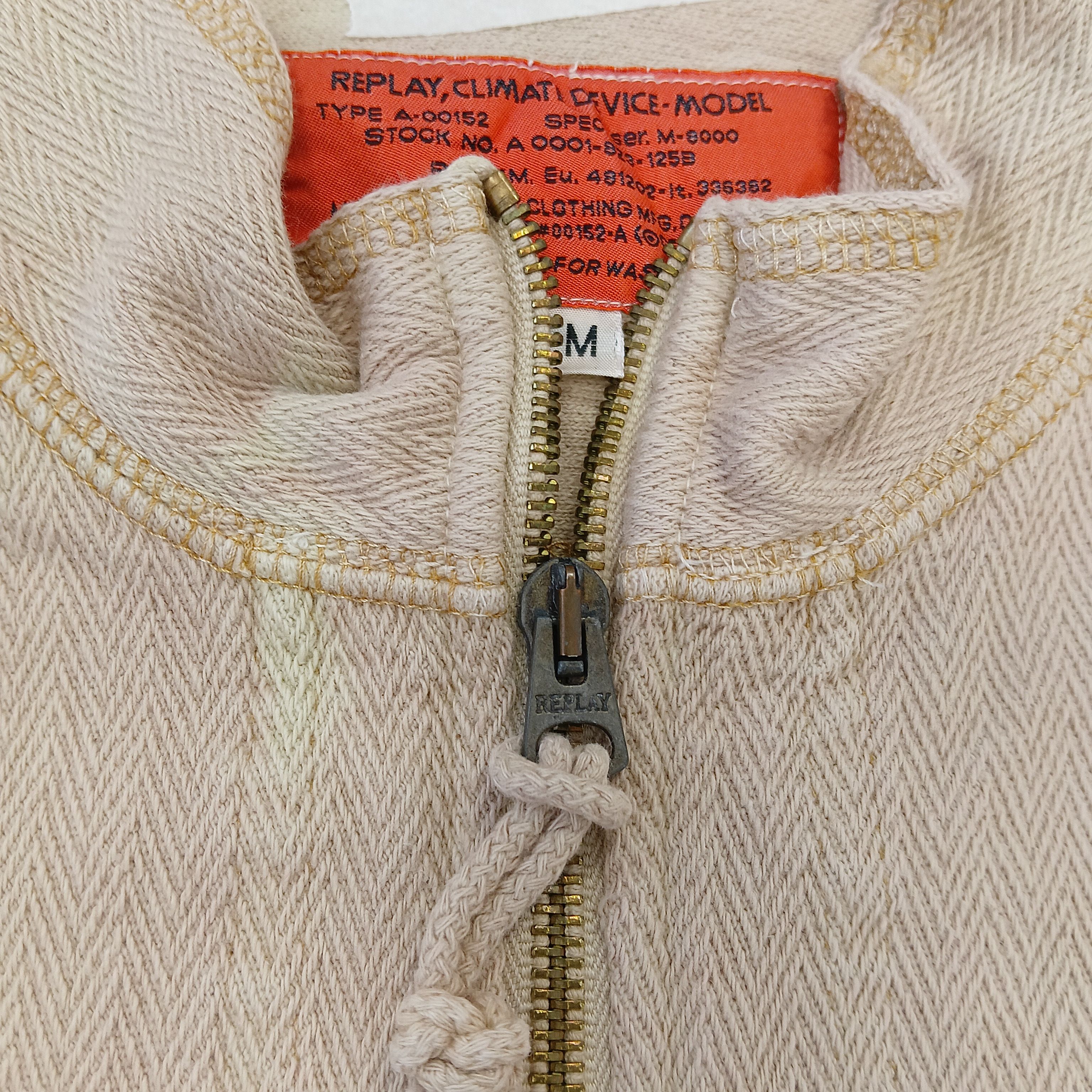 Replay VINTAGE REPLAY HALF ZIPPER XXL RARE COLOUR Size US XXL / EU 58 / 5 - 5 Thumbnail