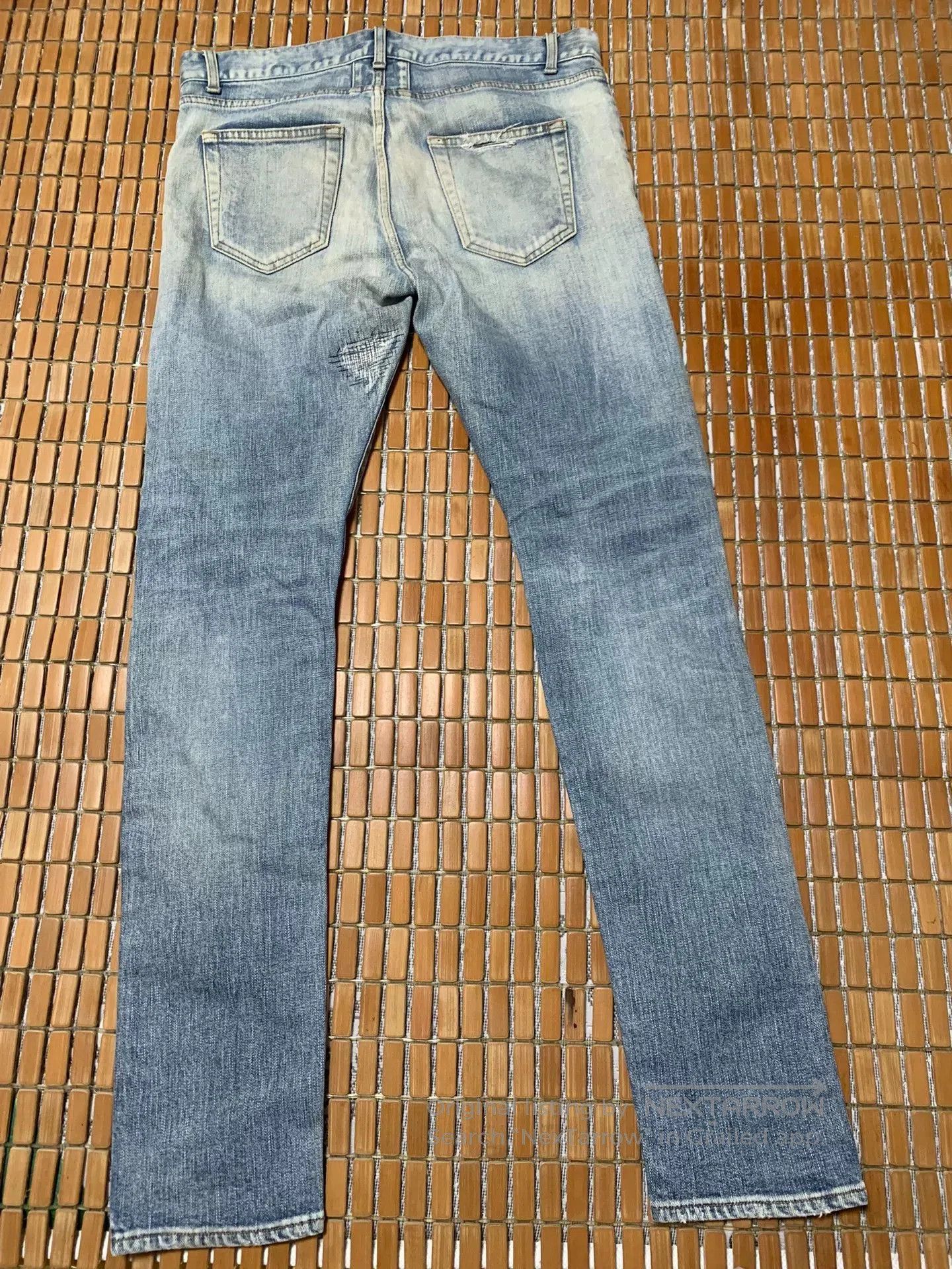 Saint Laurent Paris Saint Laurent SLP Distressed Denim Jeans. Size US 32 / EU 48 - 2 Thumbnail