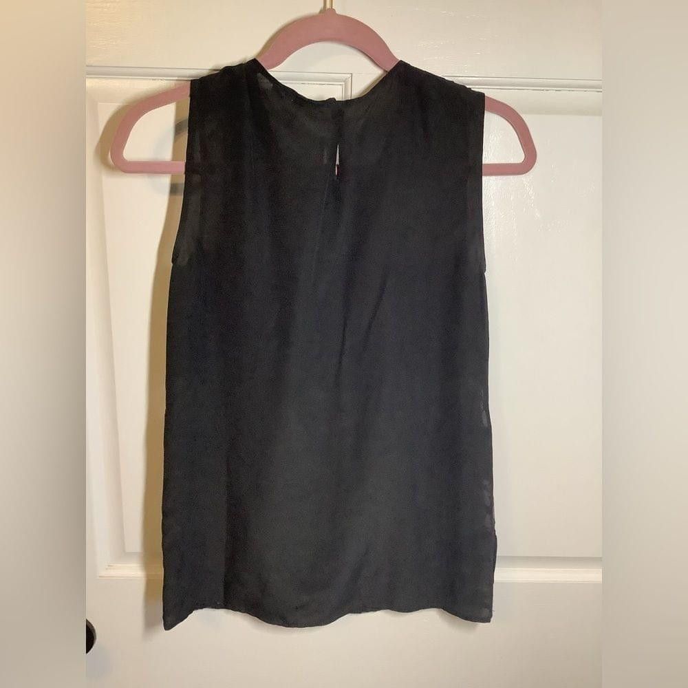 Maje Maje black lace top size 1 silk and cotton XS-S Size S / US 4 / IT 40 - 2 Thumbnail