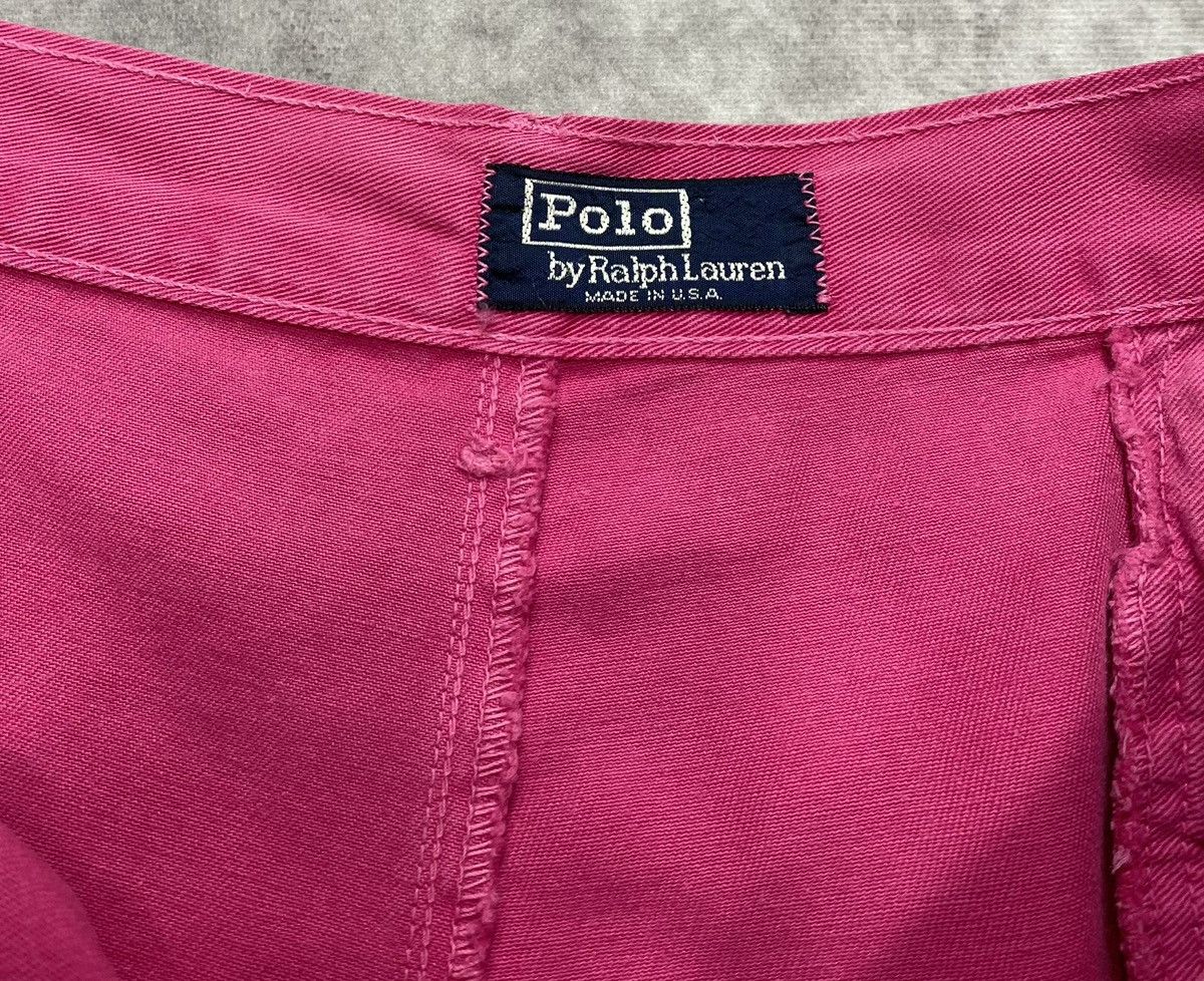 Polo Ralph Lauren 80’s Vintage Polo Ralph Lauren Pink Chino Shorts Size US 36 / EU 52 - 2 Thumbnail