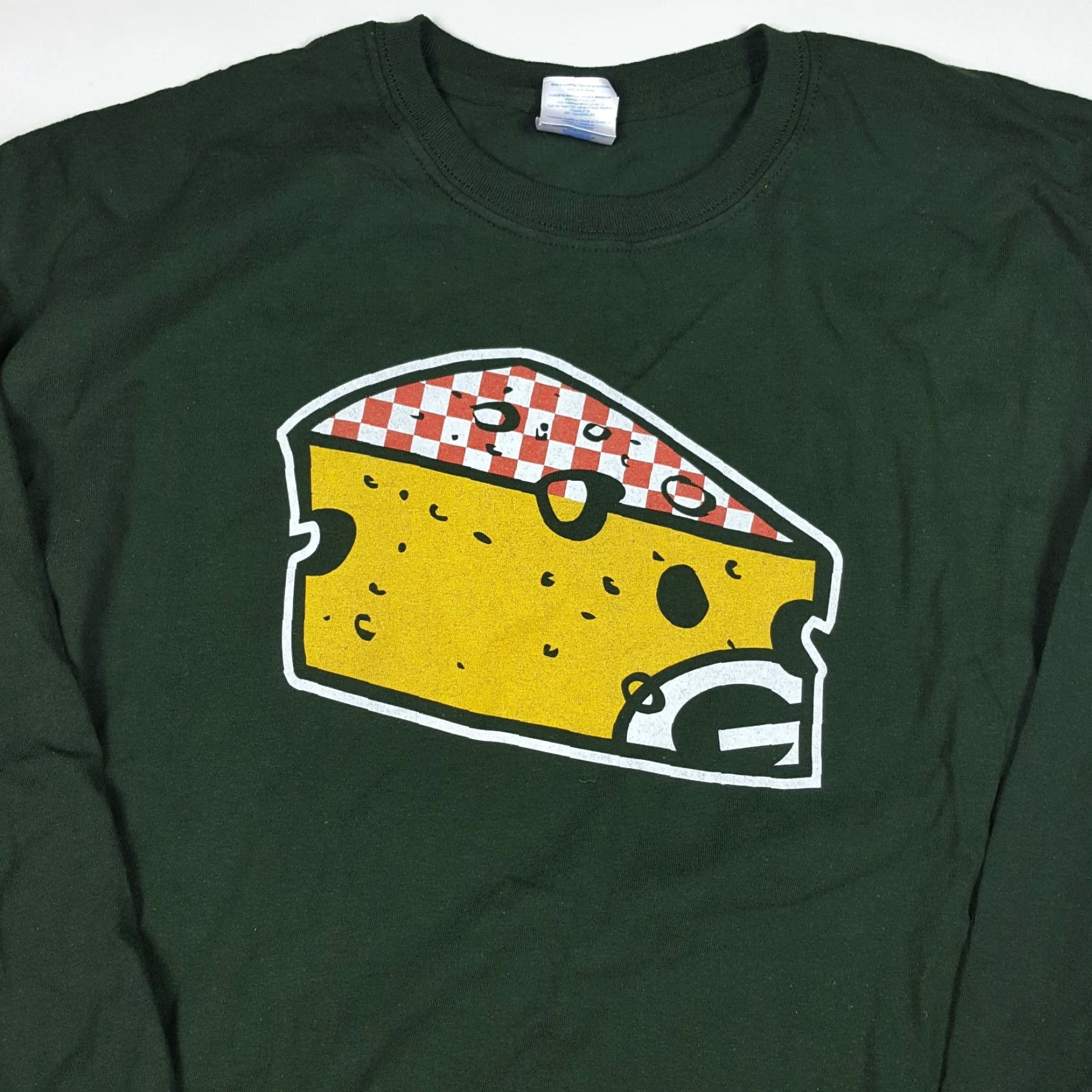 Gildan VINTAGE Green Bay Packers Football Men's Size XL Green Long Sleeve NFL Sports T Shirt Size US XL / EU 56 / 4 - 2 Thumbnail