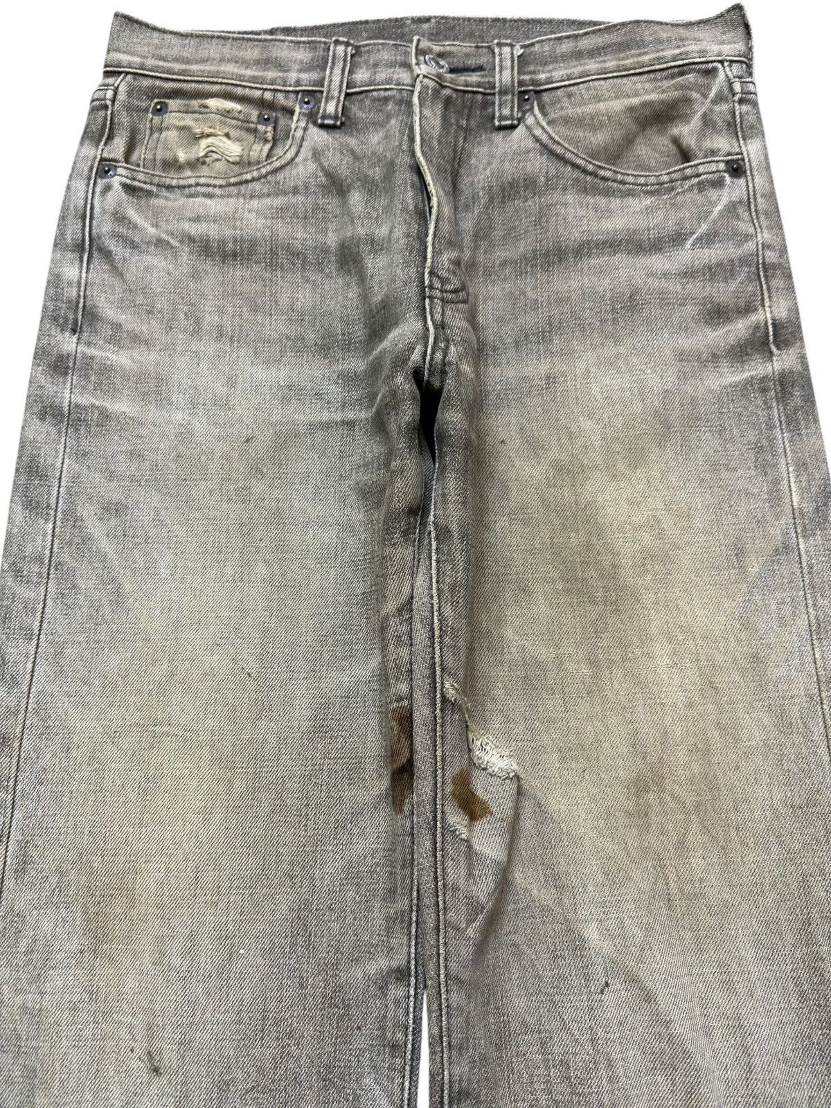 Kapital Vintage Bobson Straight Loose Grunge Distressed Denim Size US 28 / EU 44 - 2 Thumbnail