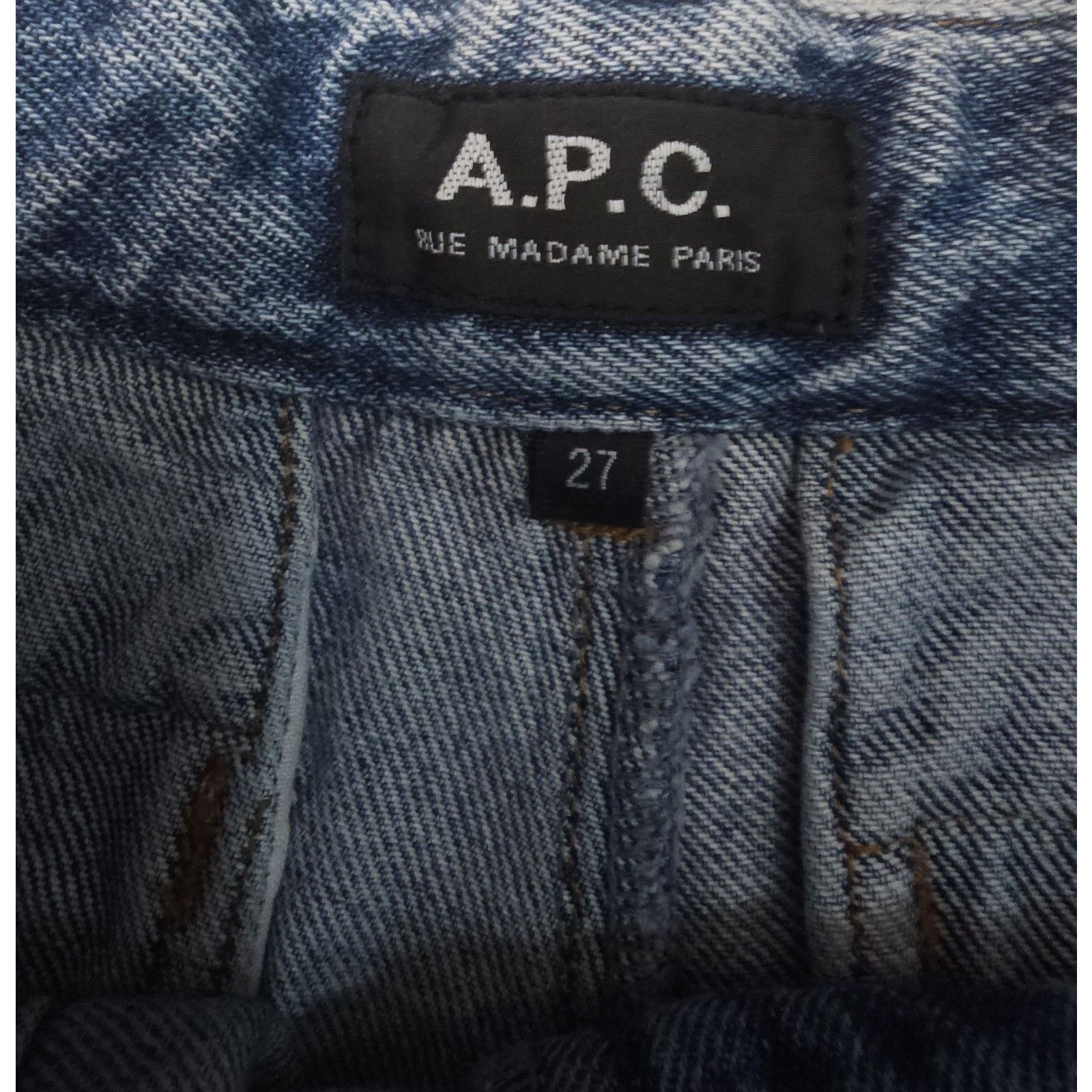 A.P.C. A.P.C. Rue Madame Paris Jeans in Dark Blue Size 27 Size 27" / US 4 / IT 40 - 8 Thumbnail