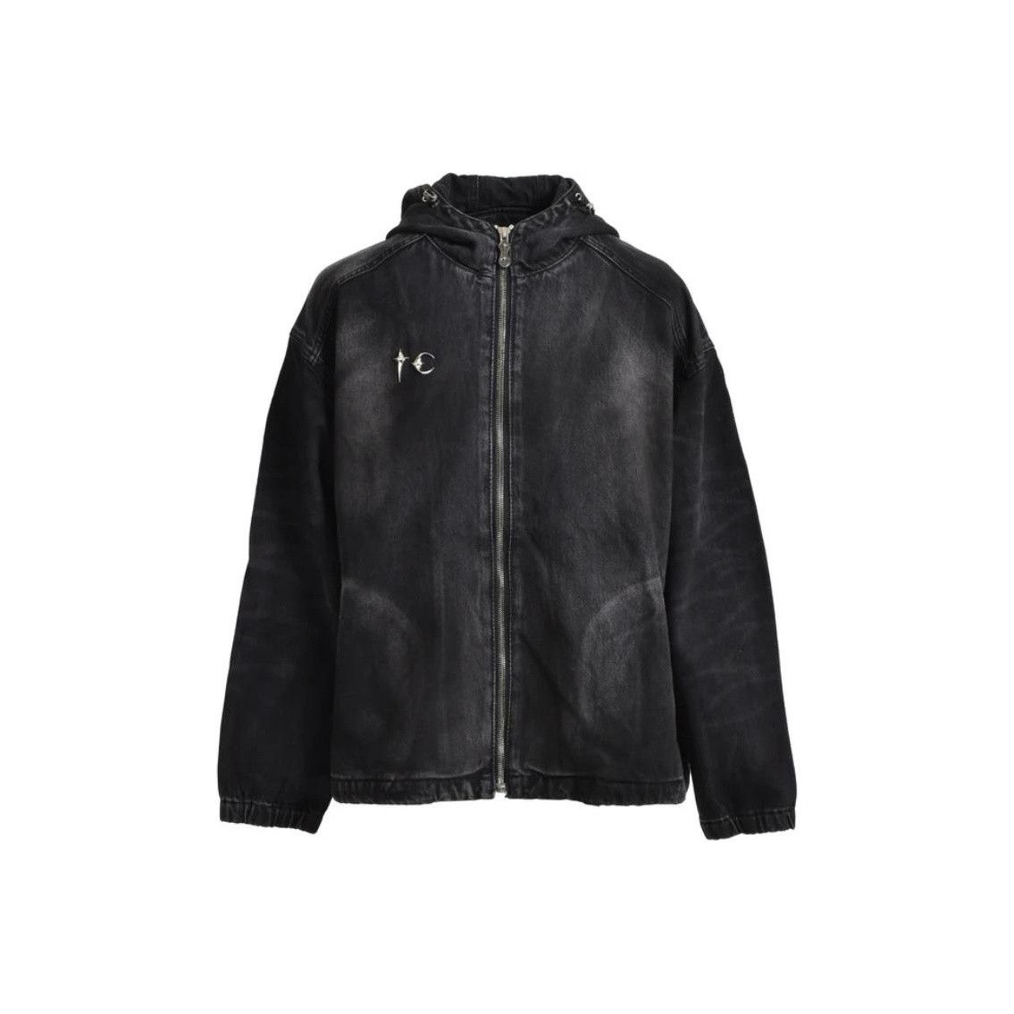 Thug Club Thug Club Denim Hood Jacket Black Size 3 Size US L / EU 52-54 / 3 - 1 Thumbnail