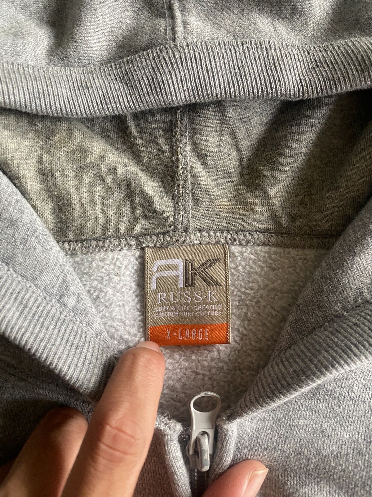 Japanese Brand × Vintage RUSS-K ZIPPER HOODIE SURF Y2K LGB PUNK Size US XL / EU 56 / 4 - 6 Thumbnail