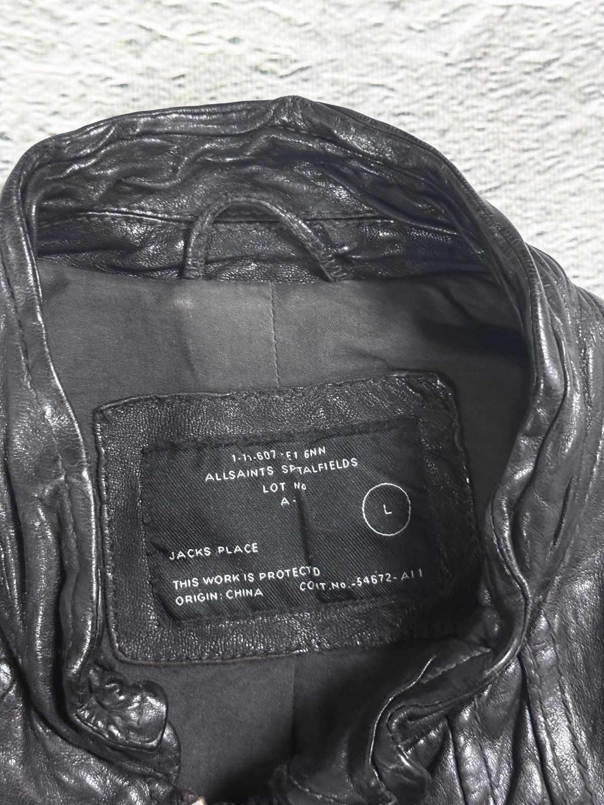 Allsaints Allsaints Vintage Leather Jacket Avant Garde black Size US L / EU 52-54 / 3 - 2 Thumbnail