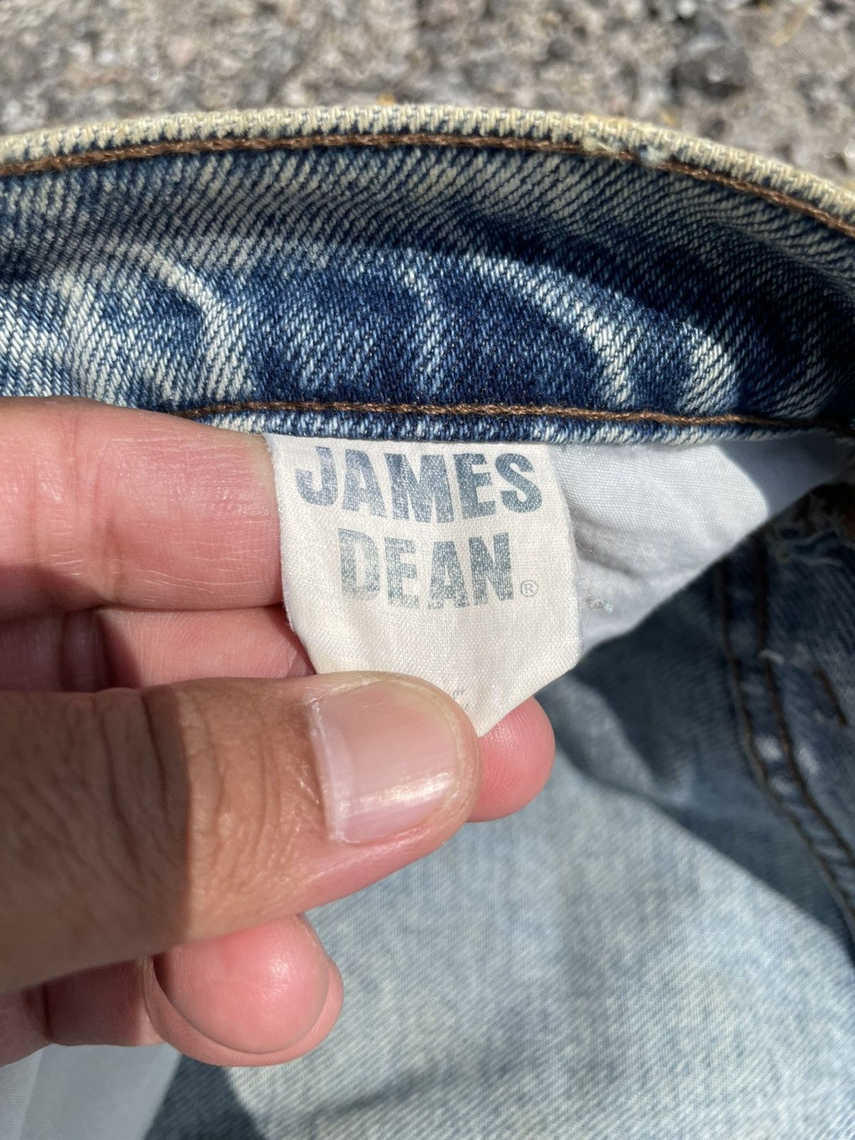 Vintage RARE🔥 Disstressed Denim James Dean Pants Size US 29 - 7 Thumbnail