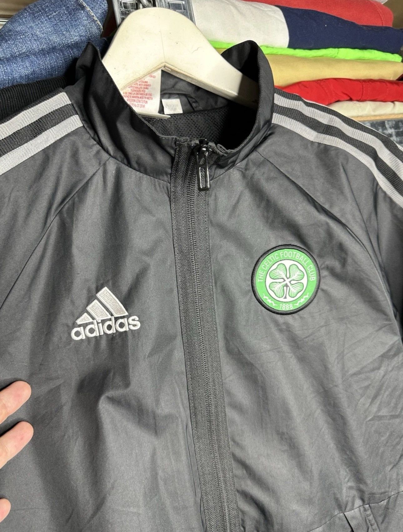 Adidas Adidas FC Celtic Football Jacket Soccer Track Top Zip Size US S / EU 44-46 / 1 - 3 Thumbnail