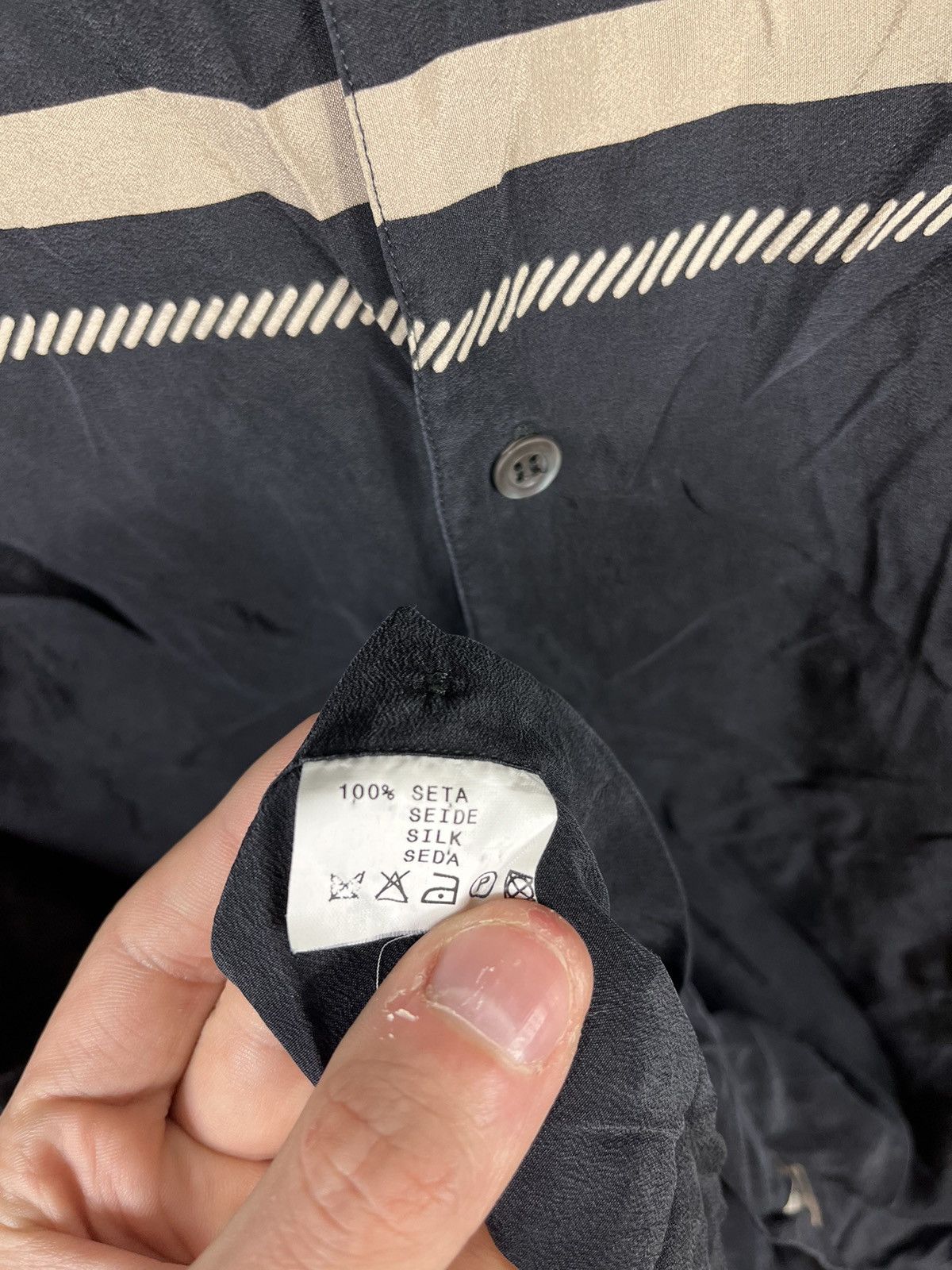 Other Vintage Pancaldi Silk Button Up Shirt Size US M / EU 48-50 / 2 - 4 Thumbnail