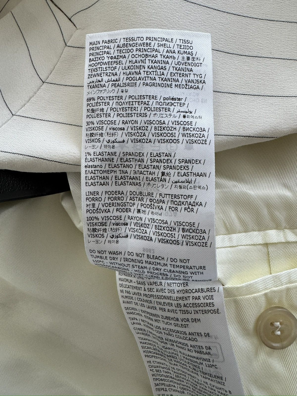 Maison Margiela $1500 Maison Margiela MM6 Pinstripe Long Coat Jacket Size S / US 4 / IT 40 - 8 Thumbnail